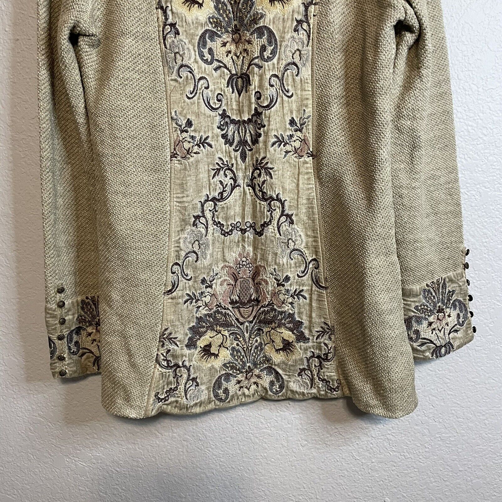 Tapestry Knit Cardigan