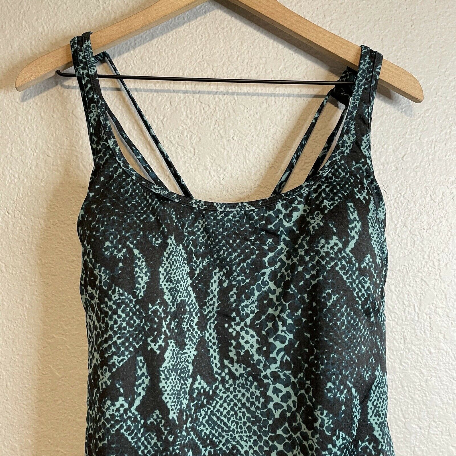 Snakeskin One-Piece Swim Suit