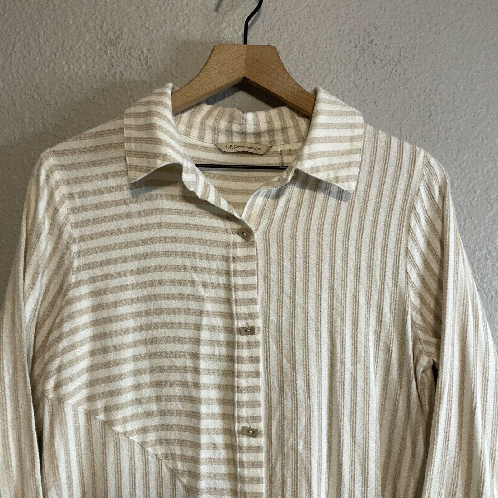 Striped Button Up Tunic