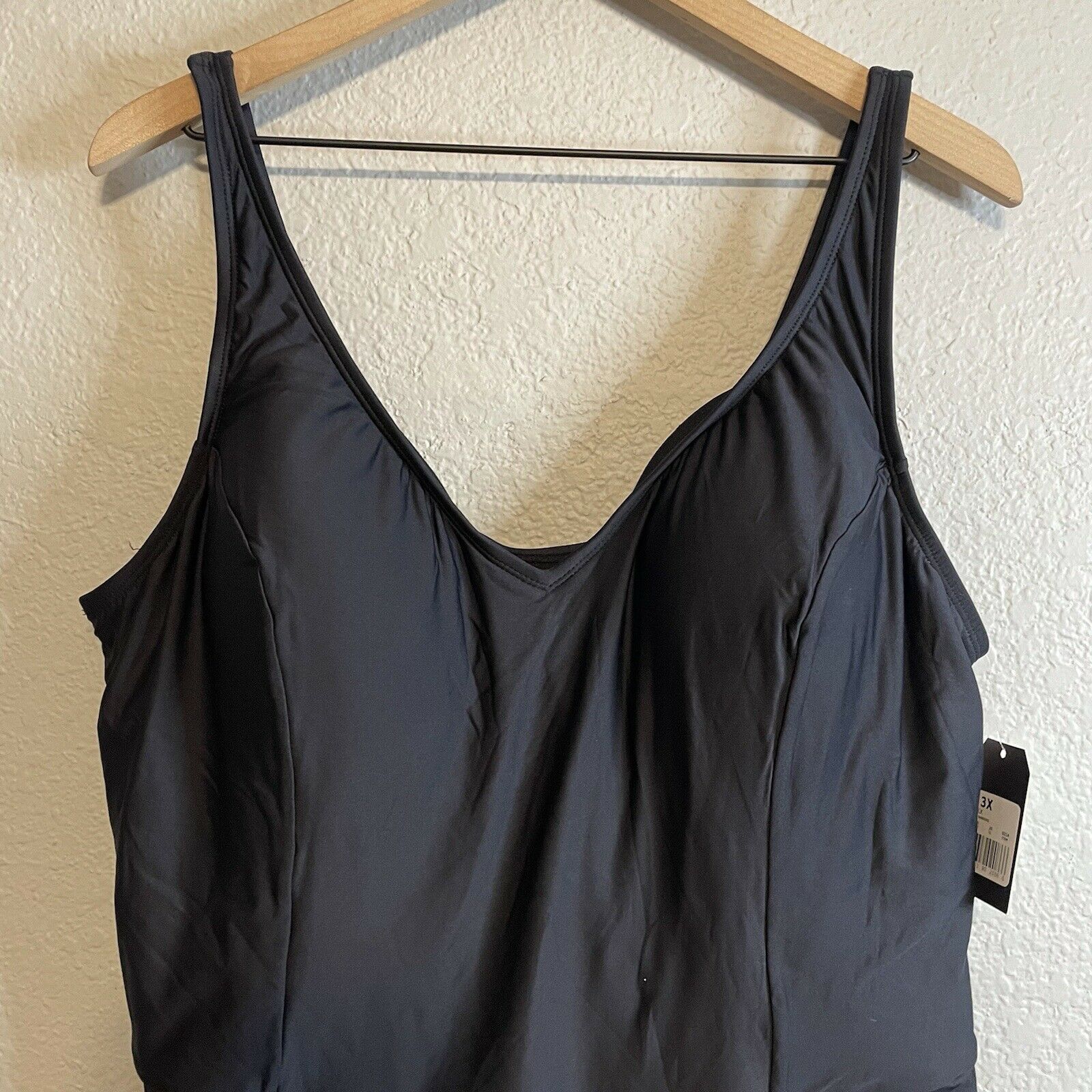 Peplum Tankini Swim Top