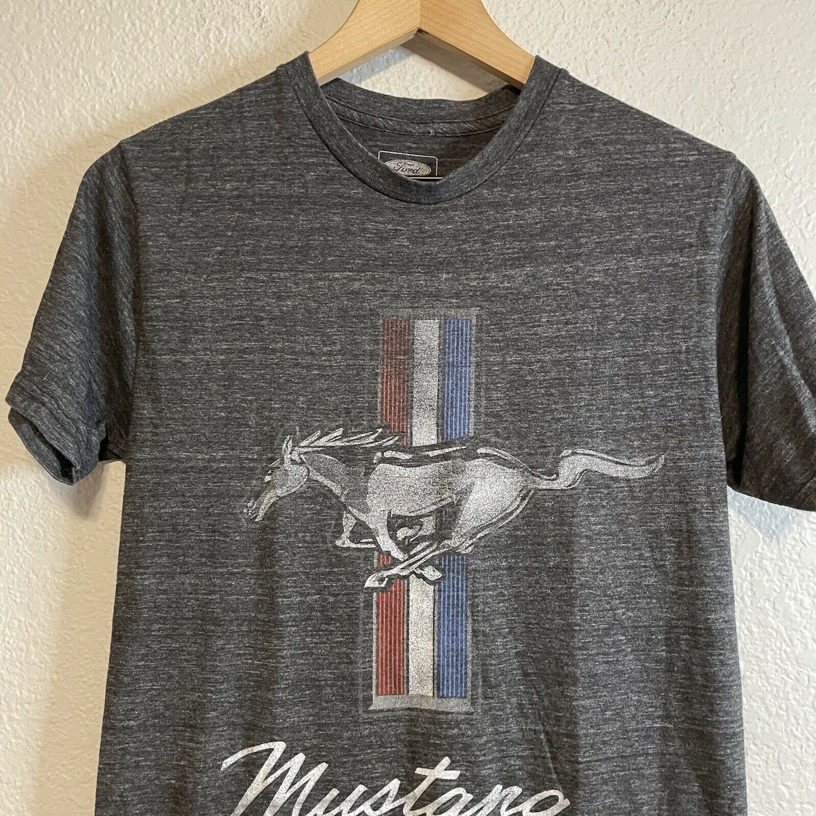 Mustang Logo Tri-Blend T-Shirt