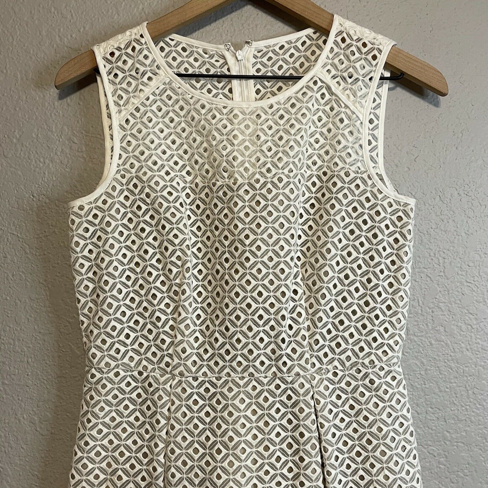 Eyelet Overlay Dress