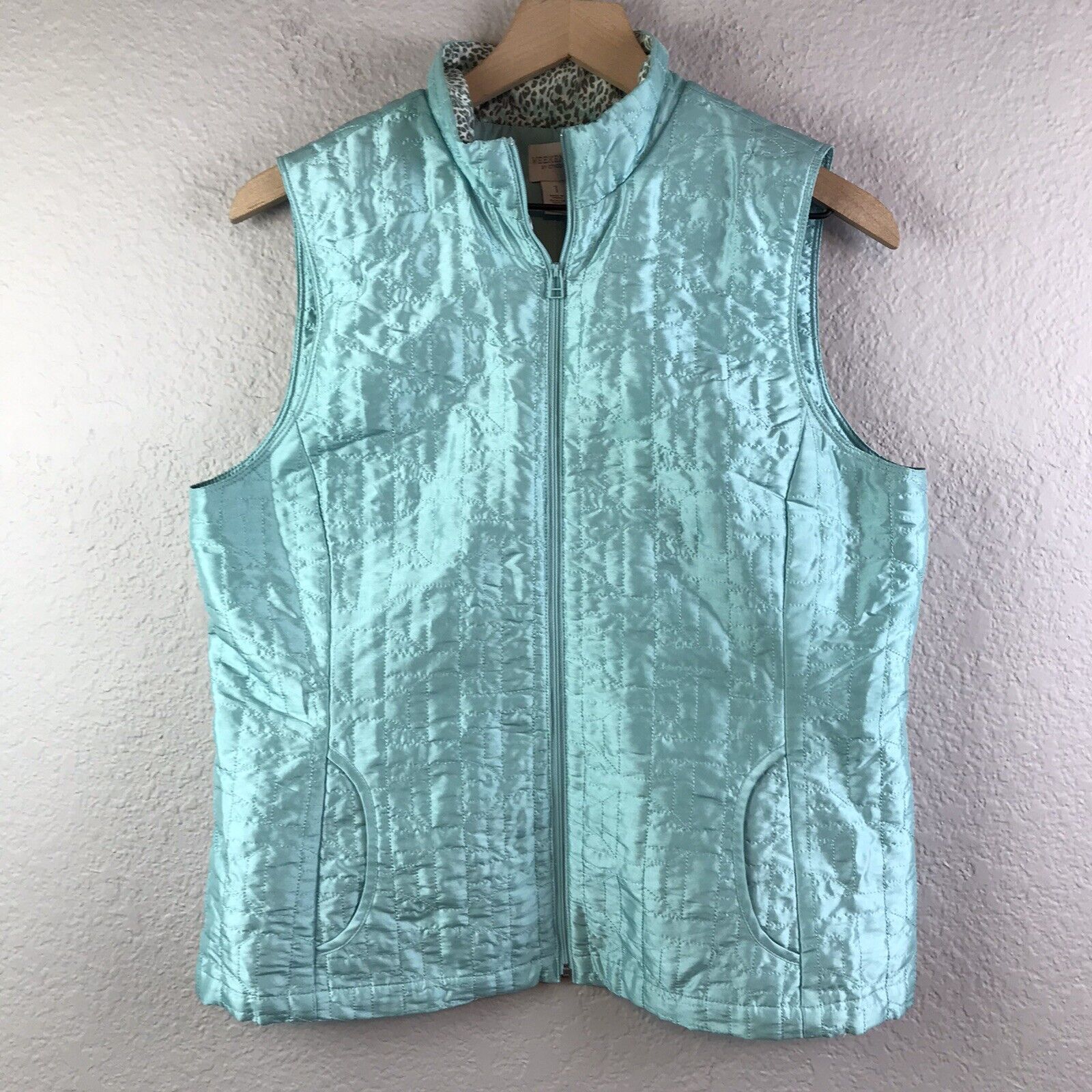 Quilted Zip Front Vest