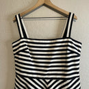 Striped A-Line Dress-3
