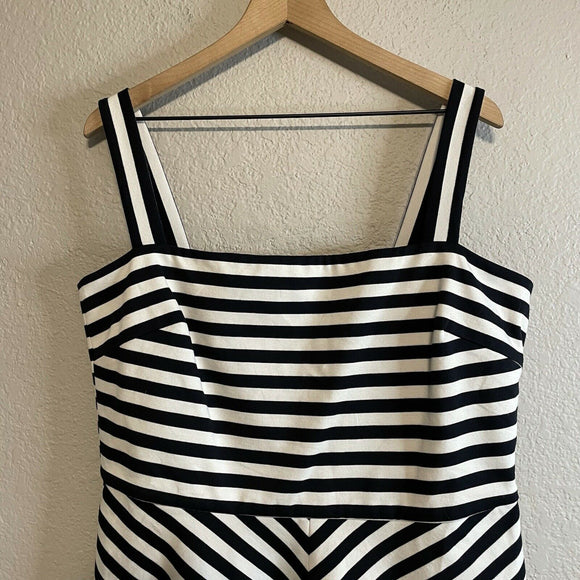 Striped A-Line Dress