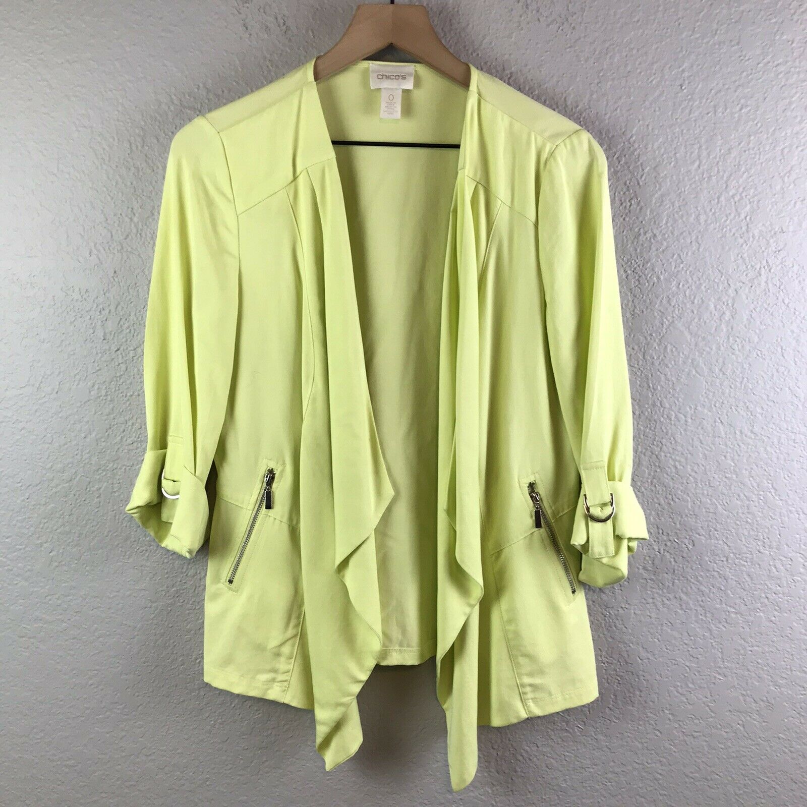 Draped Front Jacket