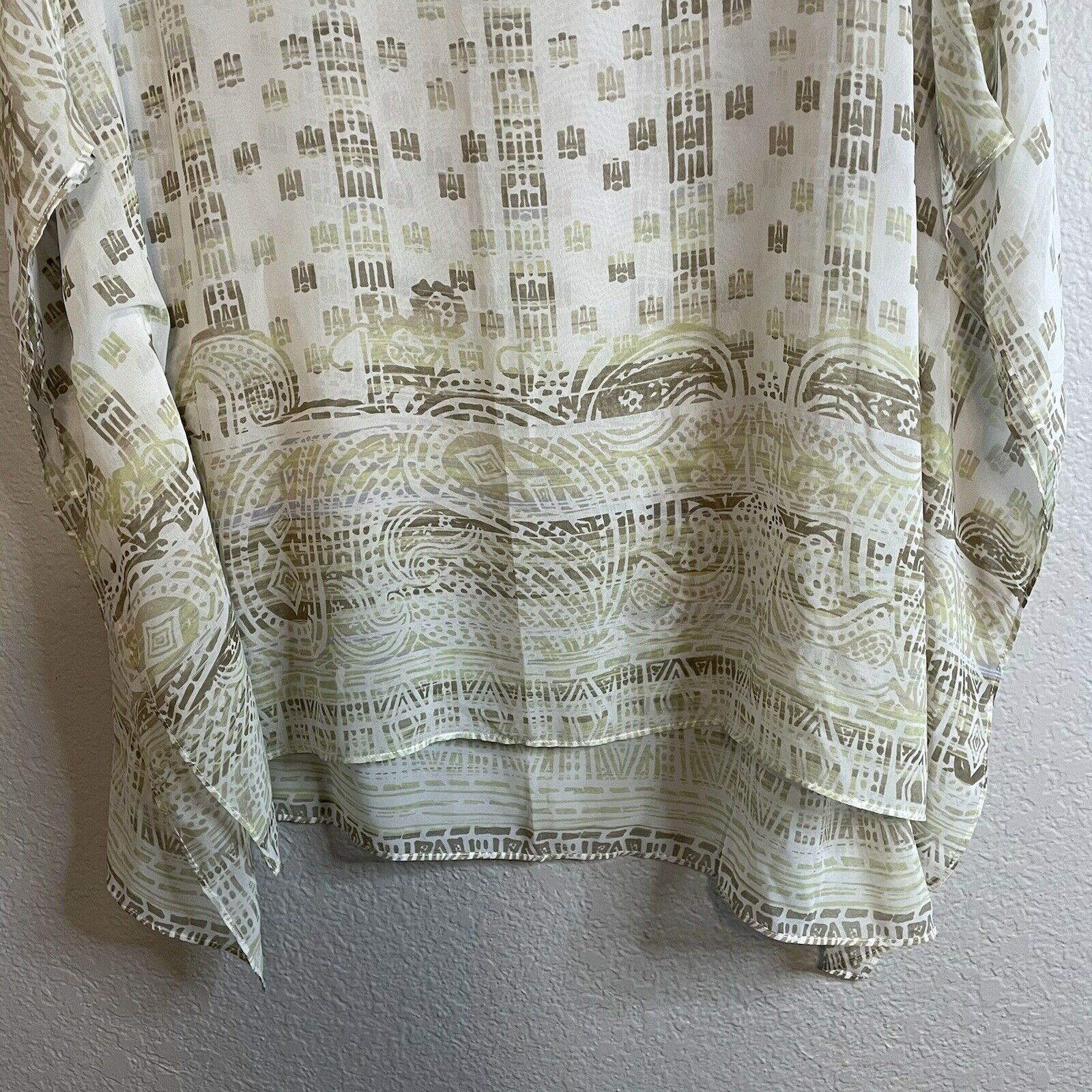 Semi-Sheer Caftan Top