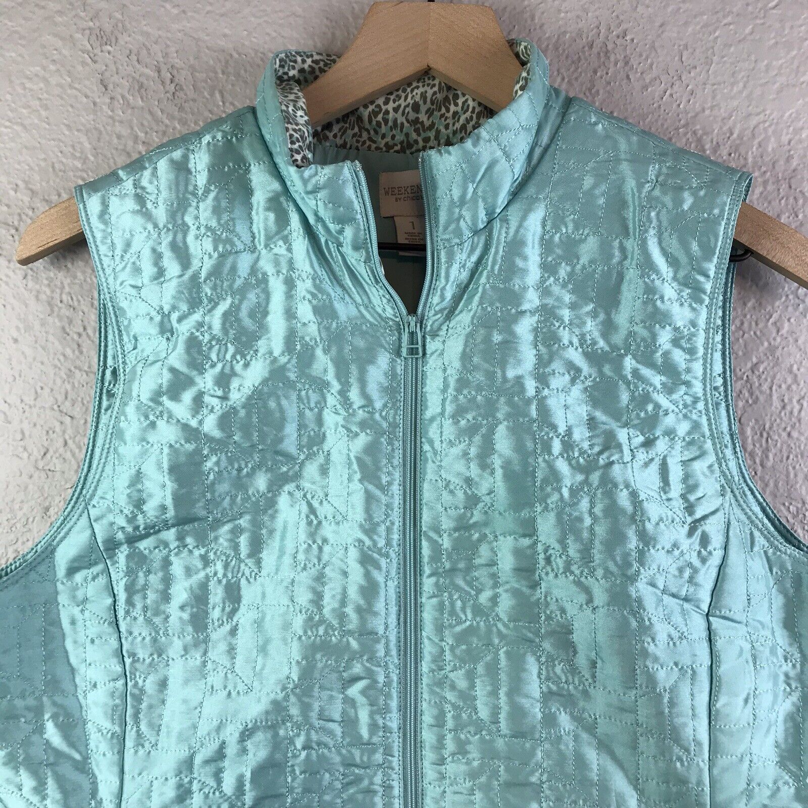 Quilted Zip Front Vest