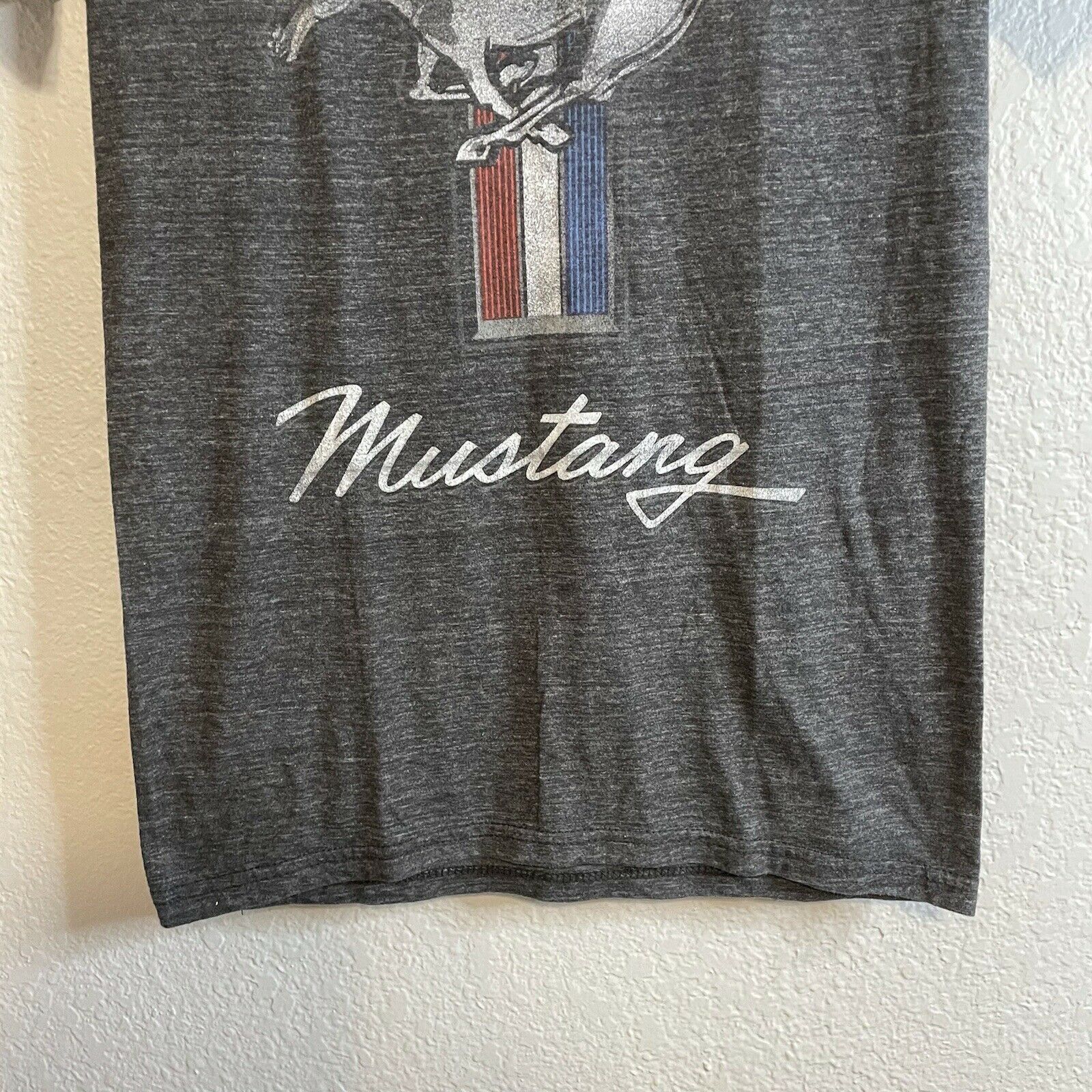 Mustang Logo Tri-Blend T-Shirt