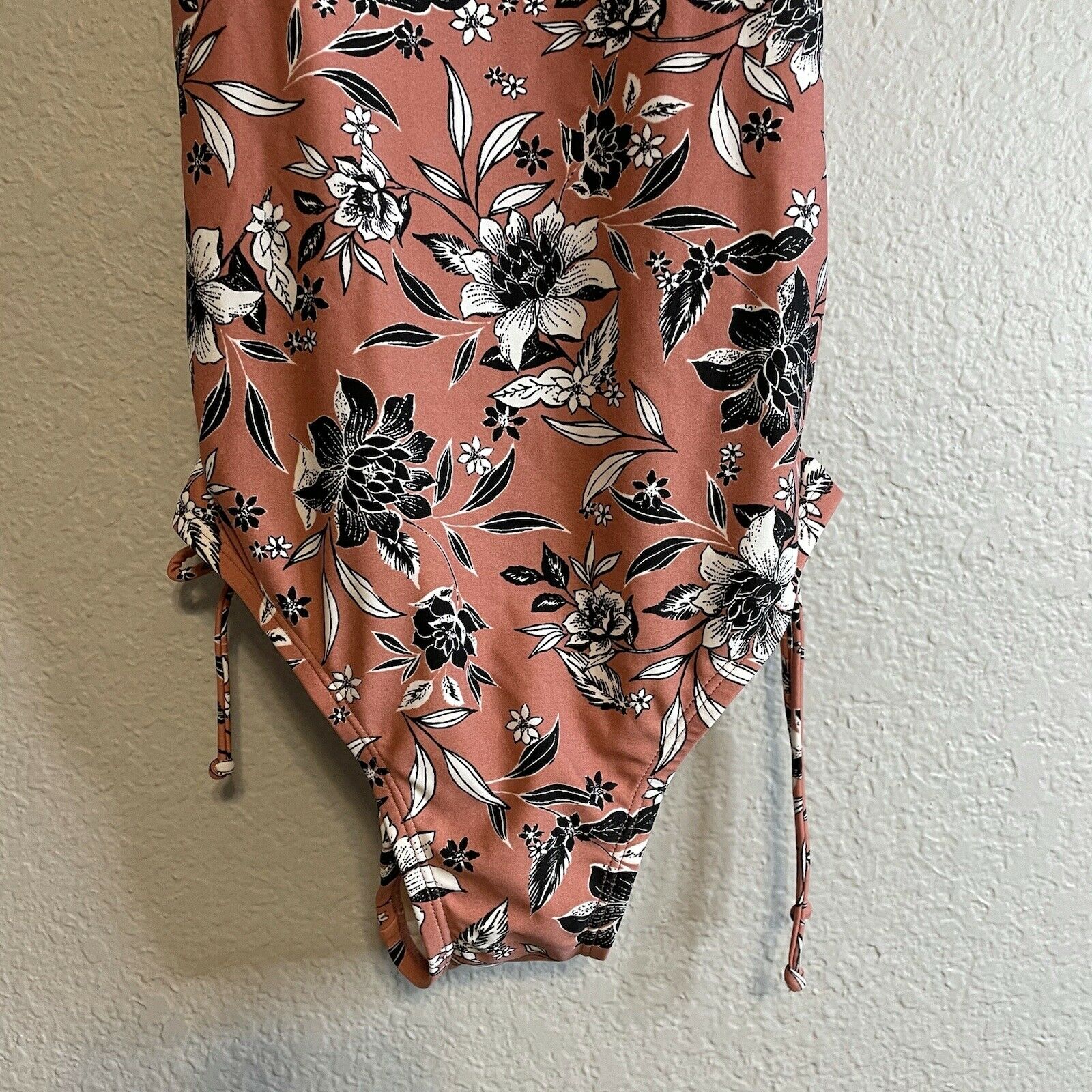 Floral Print One Piece Swim Suit