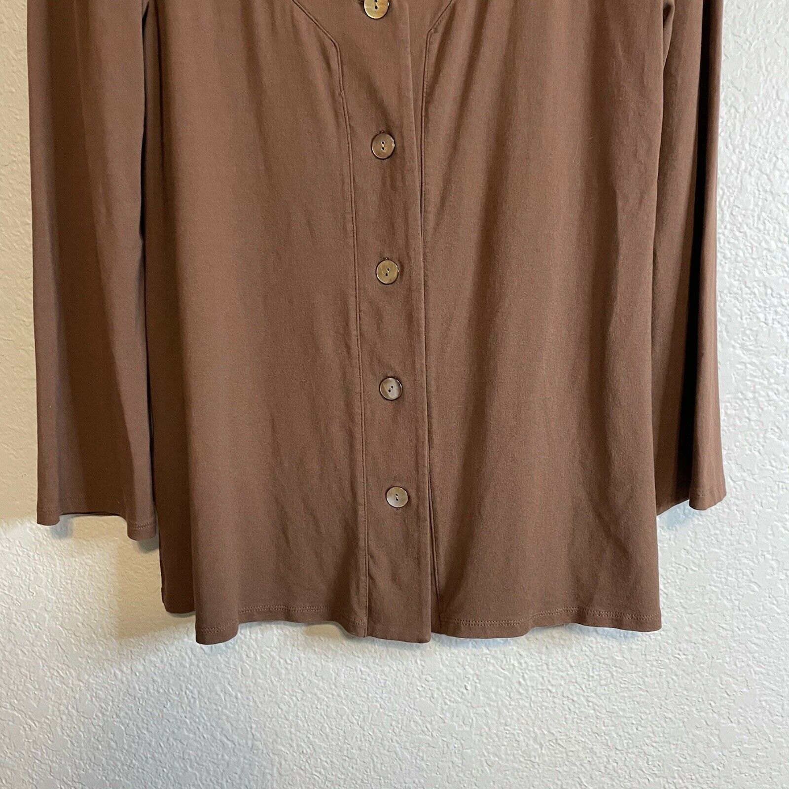 V-Neck Button Front Cardigan