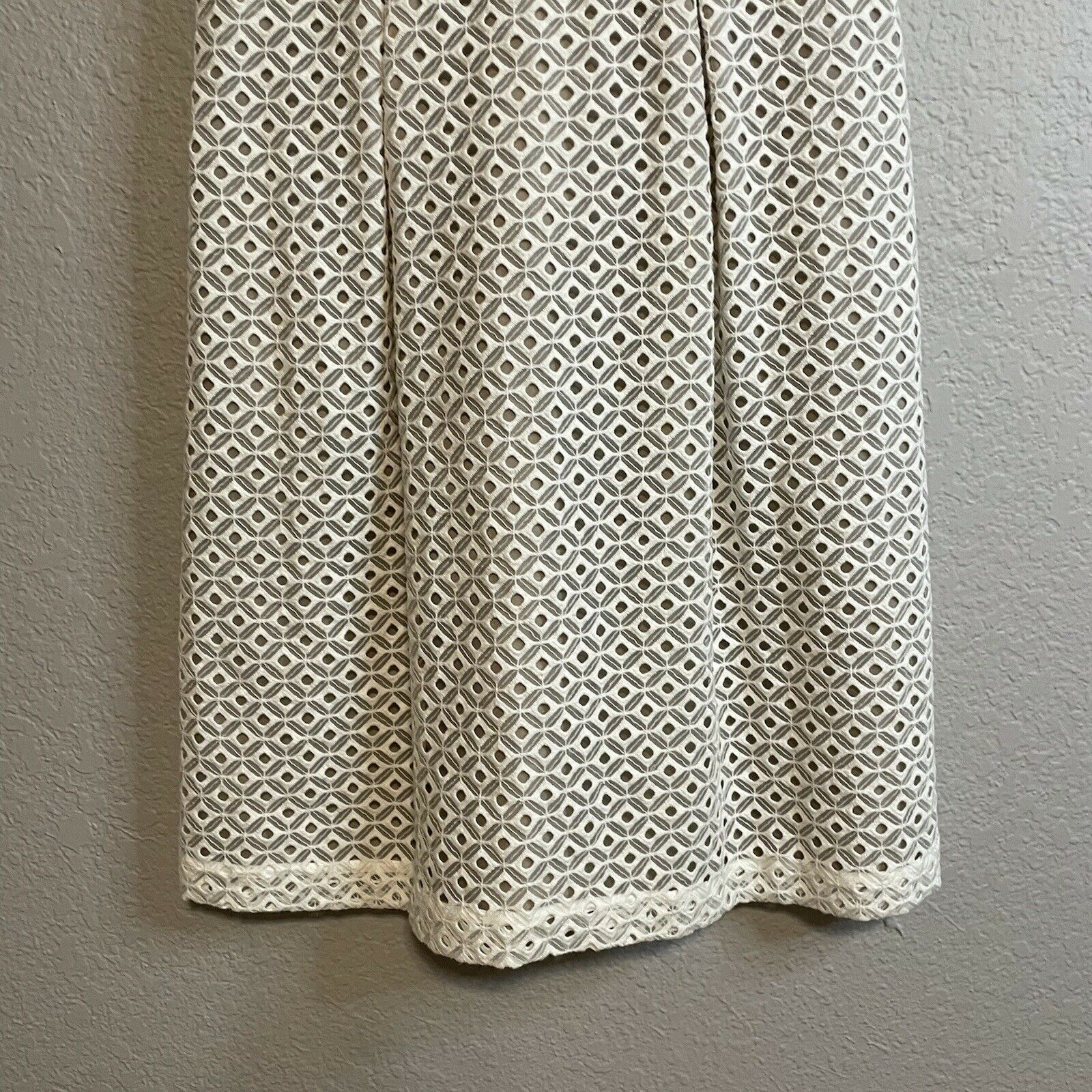 Eyelet Overlay Dress