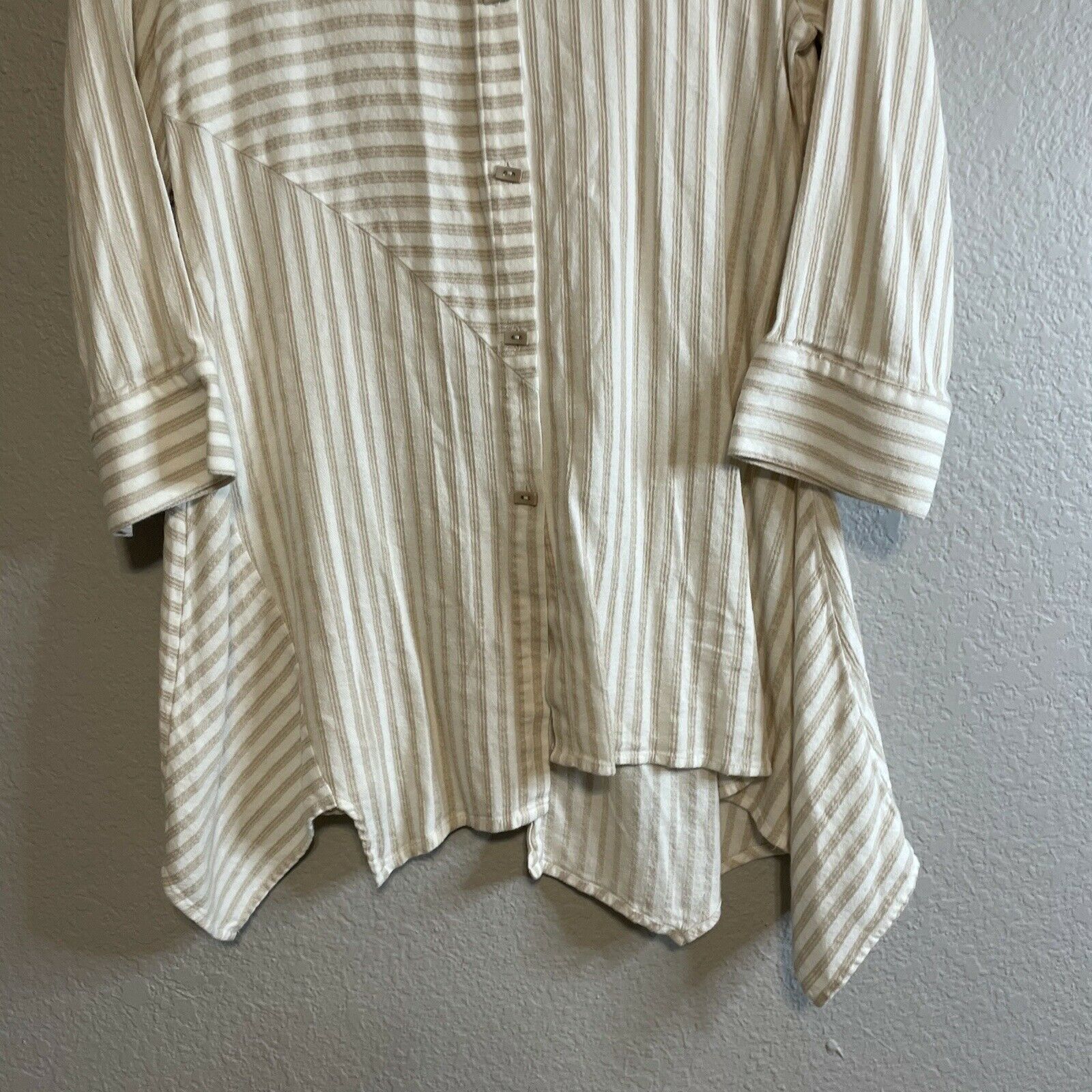 Striped Button Up Tunic