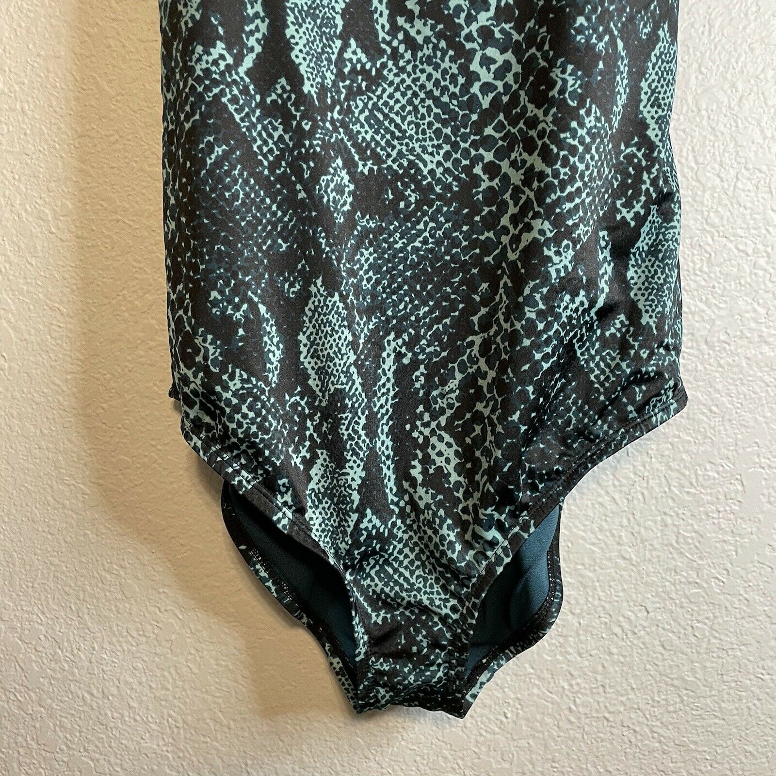 Snakeskin One-Piece Swim Suit