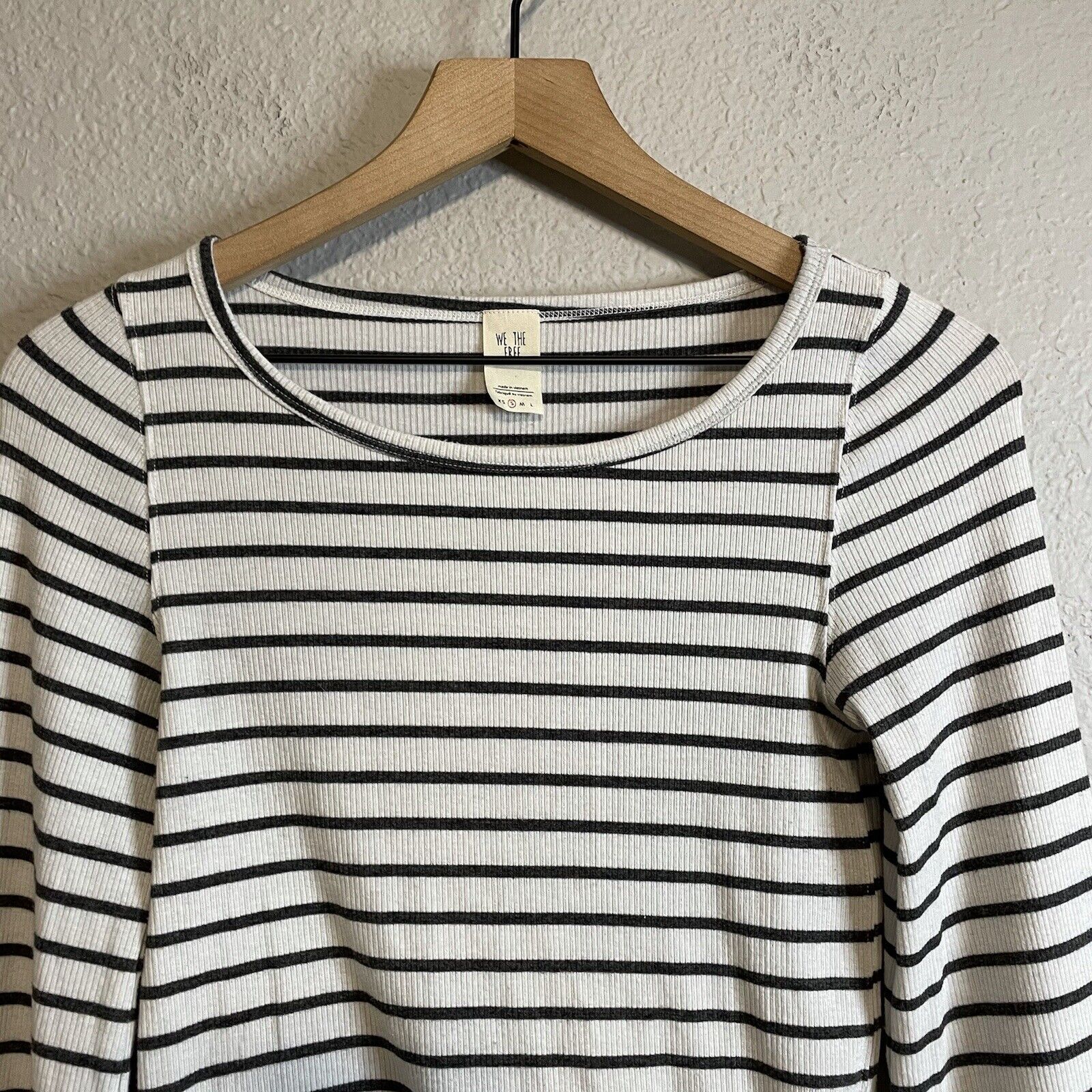 Striped Bell Sleeve Top