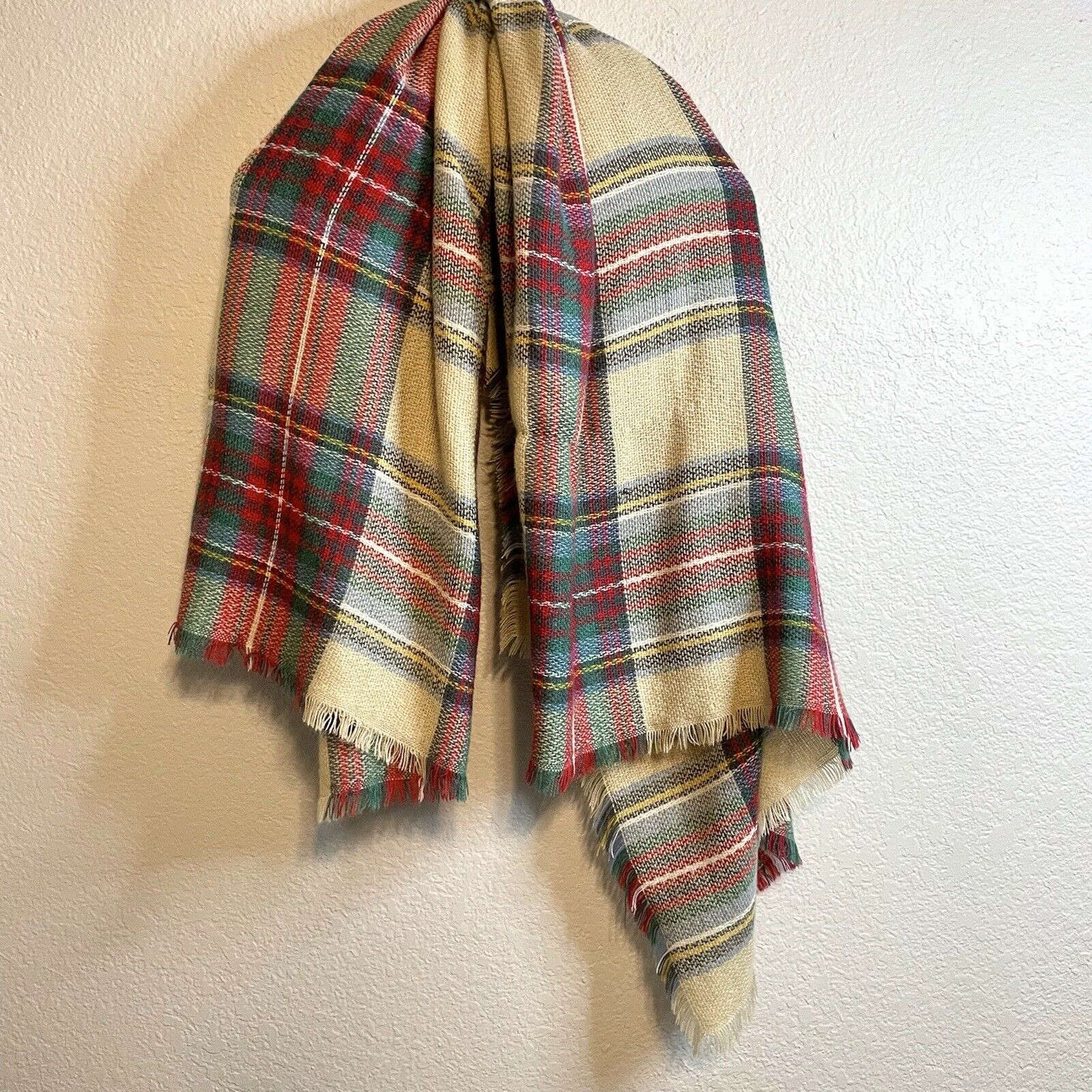 Plaid Blanket Scarf