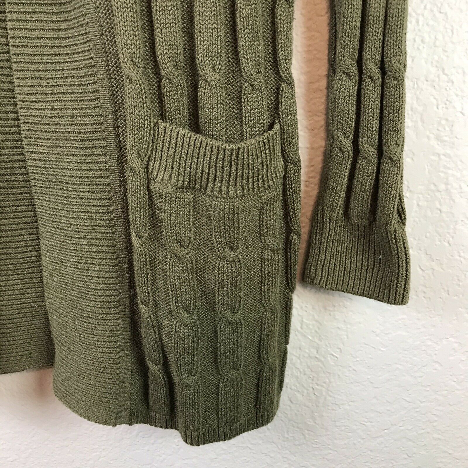 Cable Knit Toggle Cardigan