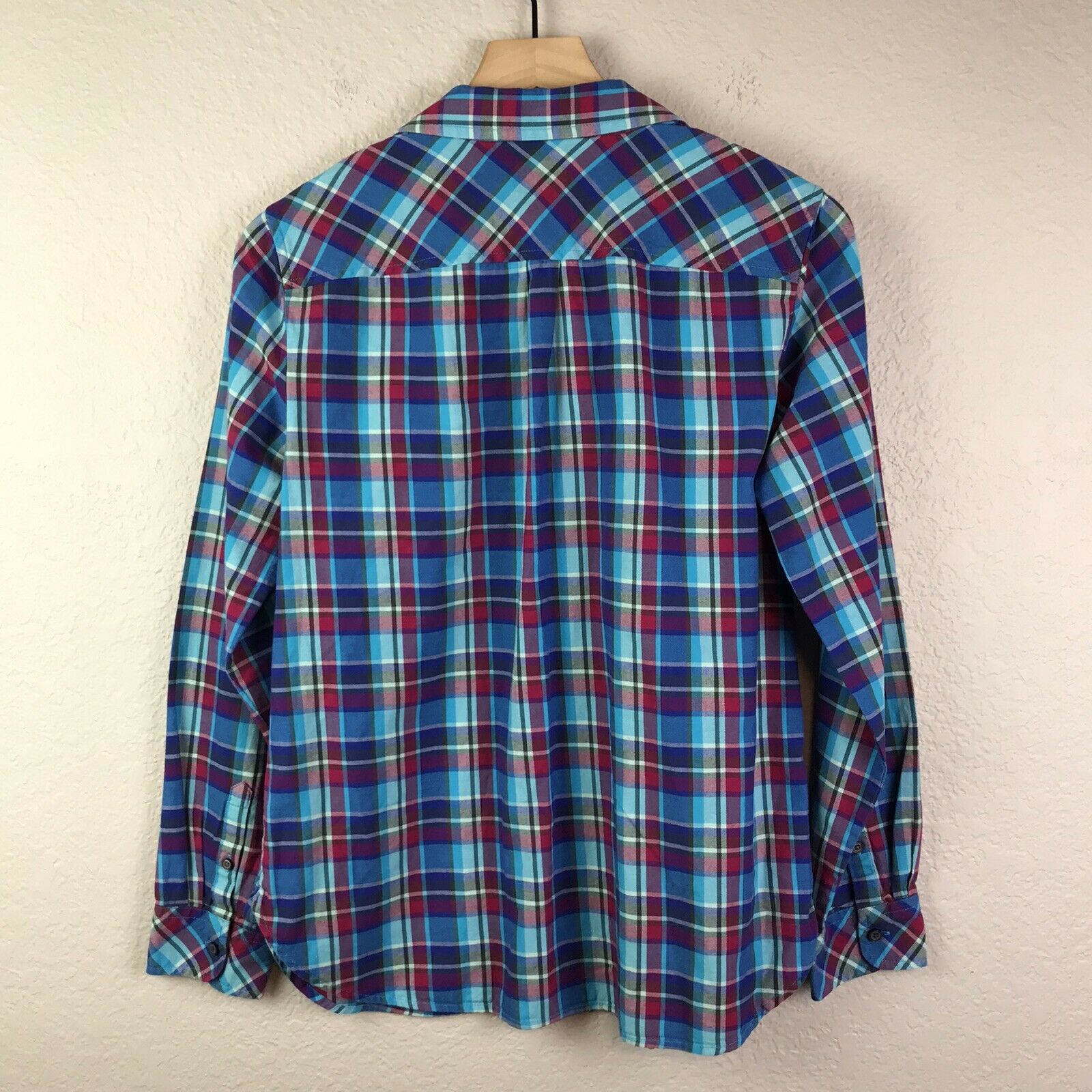 Plaid Long Sleeve Button Up