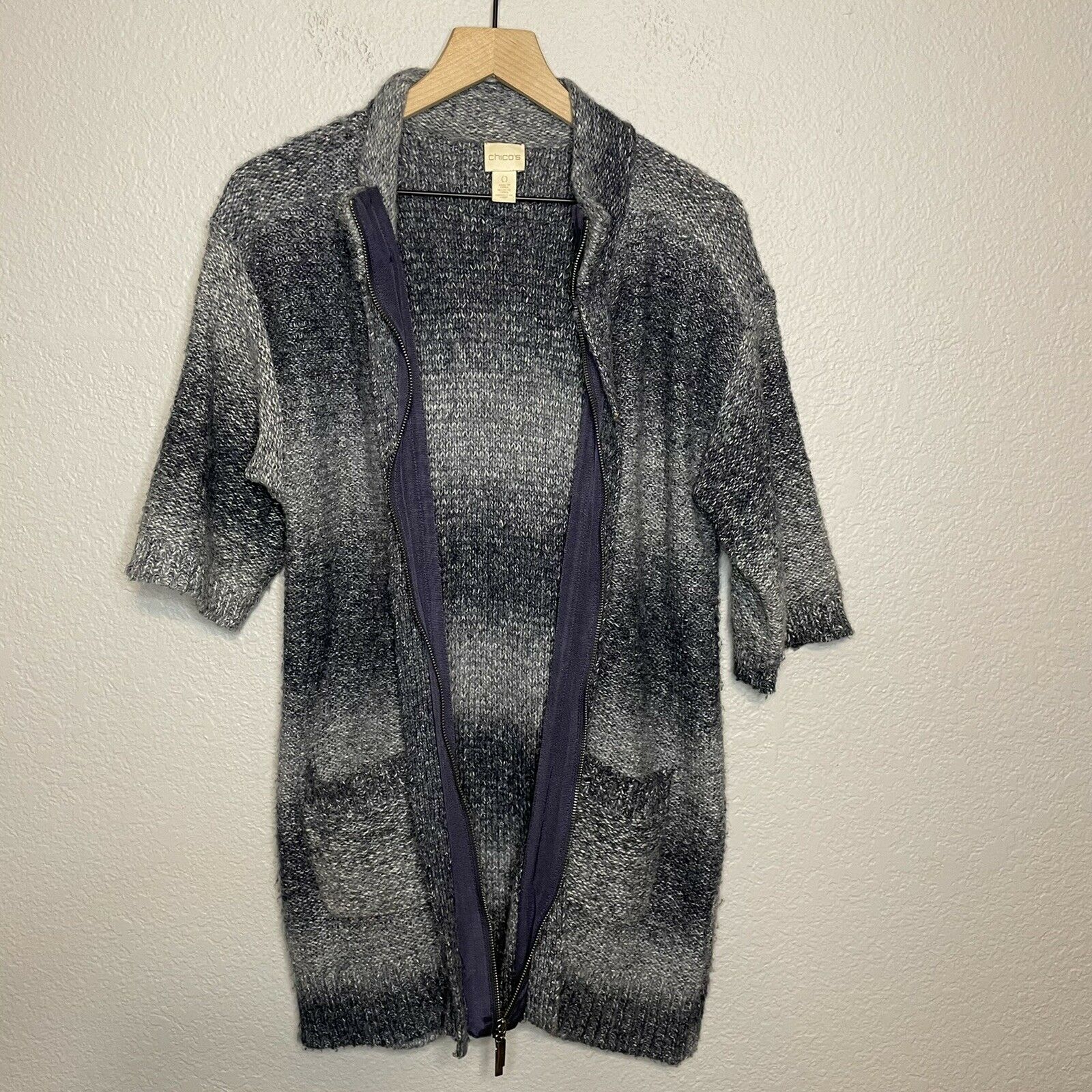 Short Sleeve Knit Cardigan Sweater