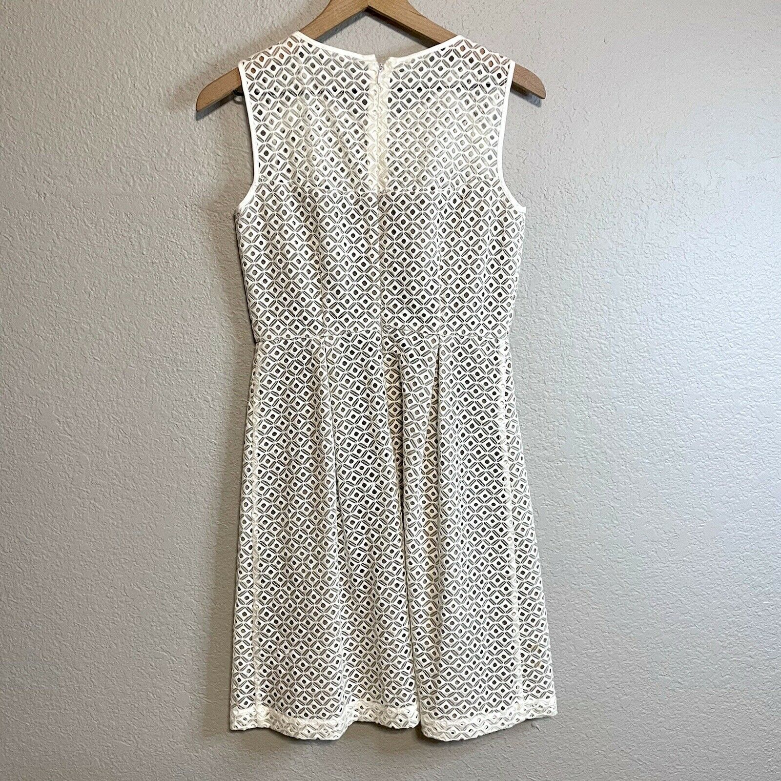 Eyelet Overlay Dress