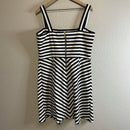 Striped A-Line Dress-7