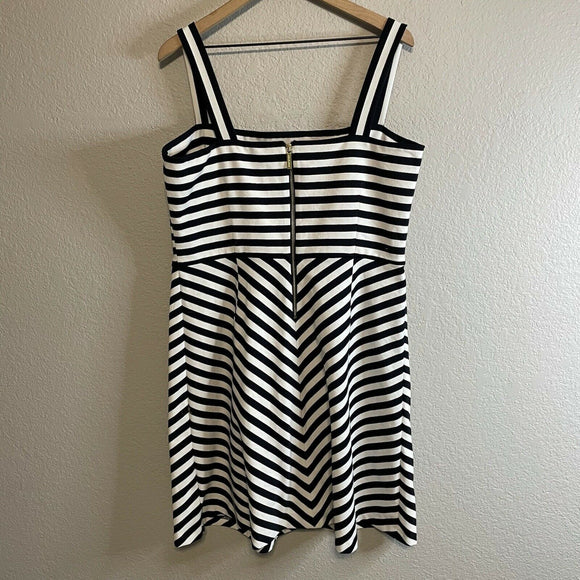 Striped A-Line Dress