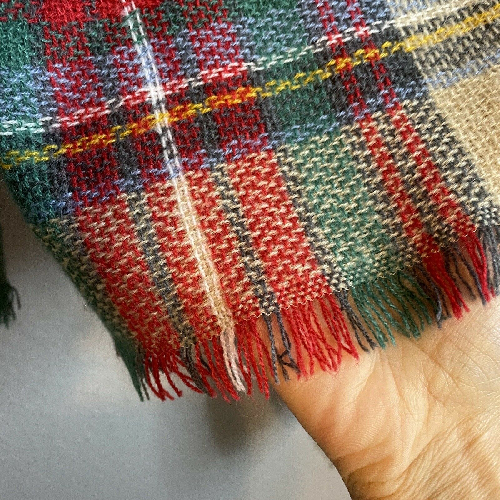 Plaid Blanket Scarf