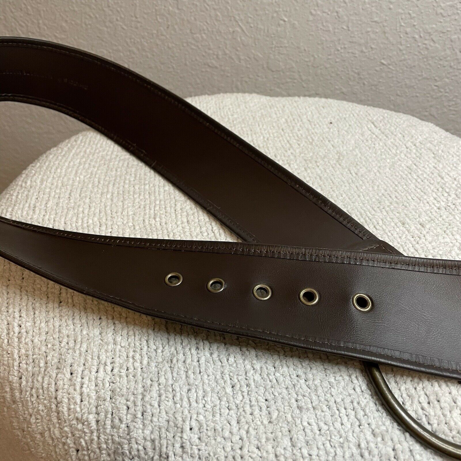 Faux Leather Fabric Belt