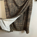 Ruched Side Faux Wrap Dress-7