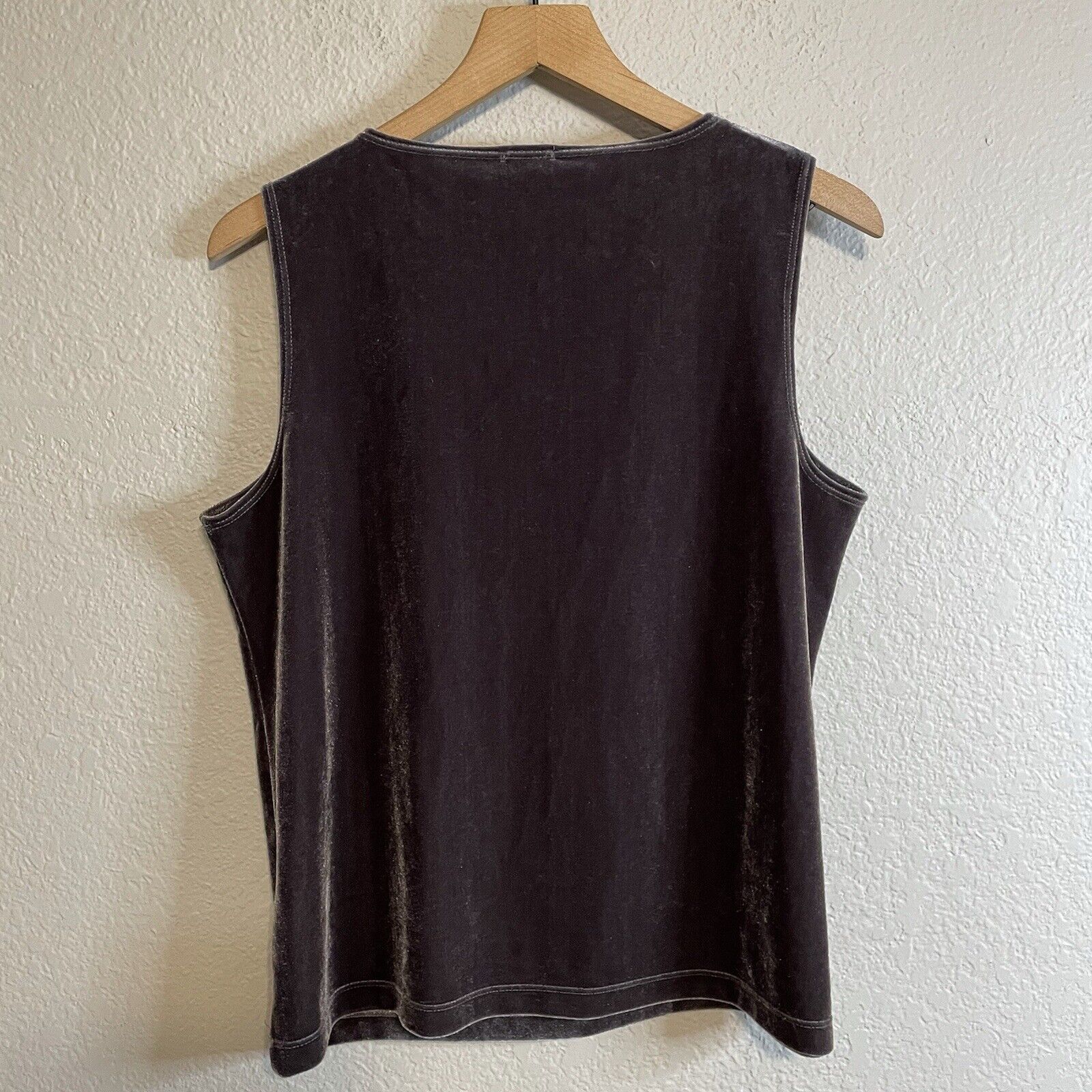 Velvet Tank Top Blouse