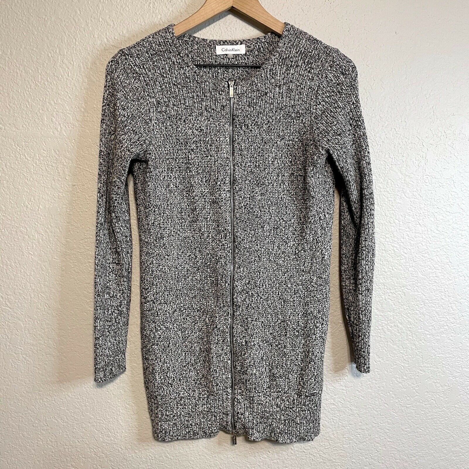 Zip Front Sweater Cardigan