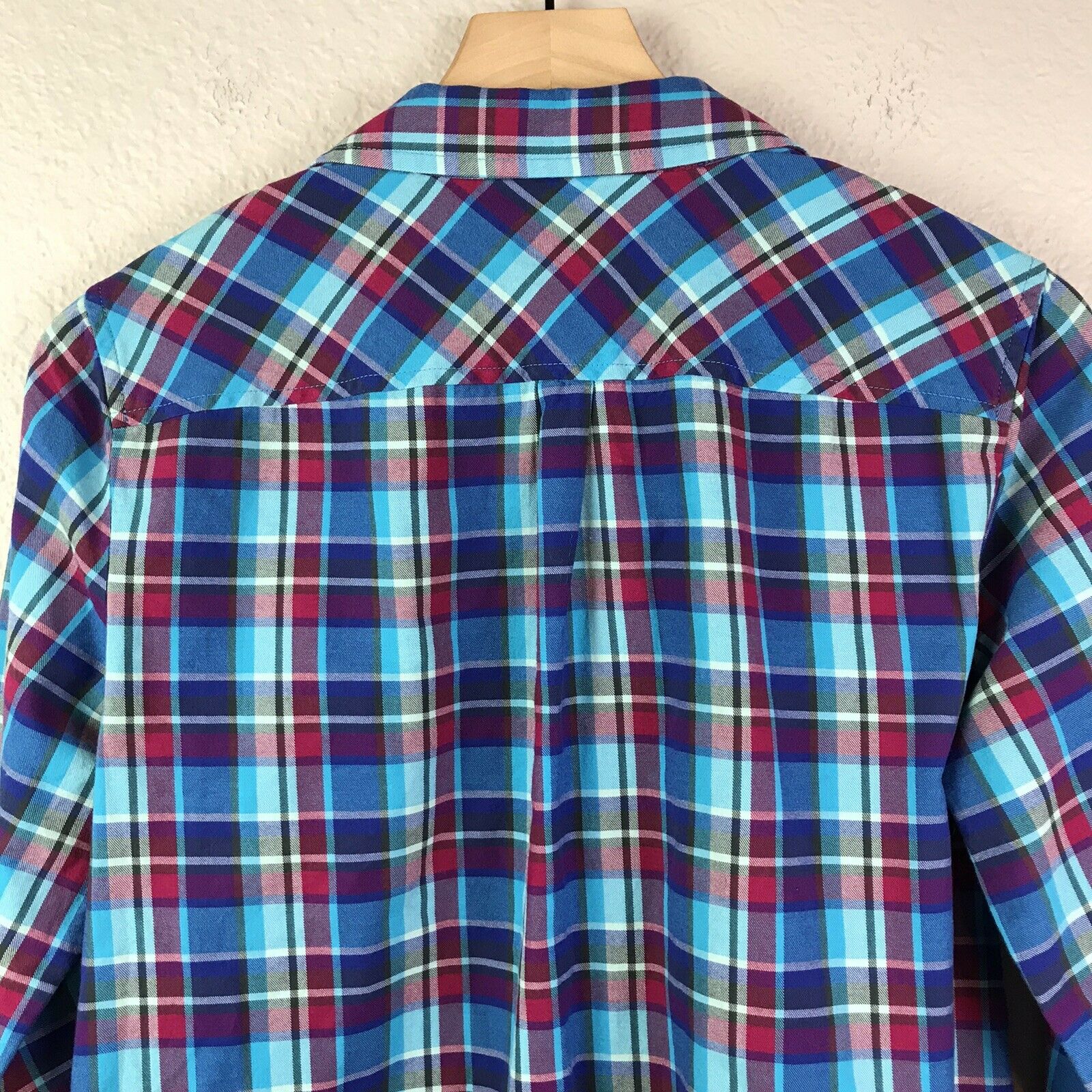 Plaid Long Sleeve Button Up