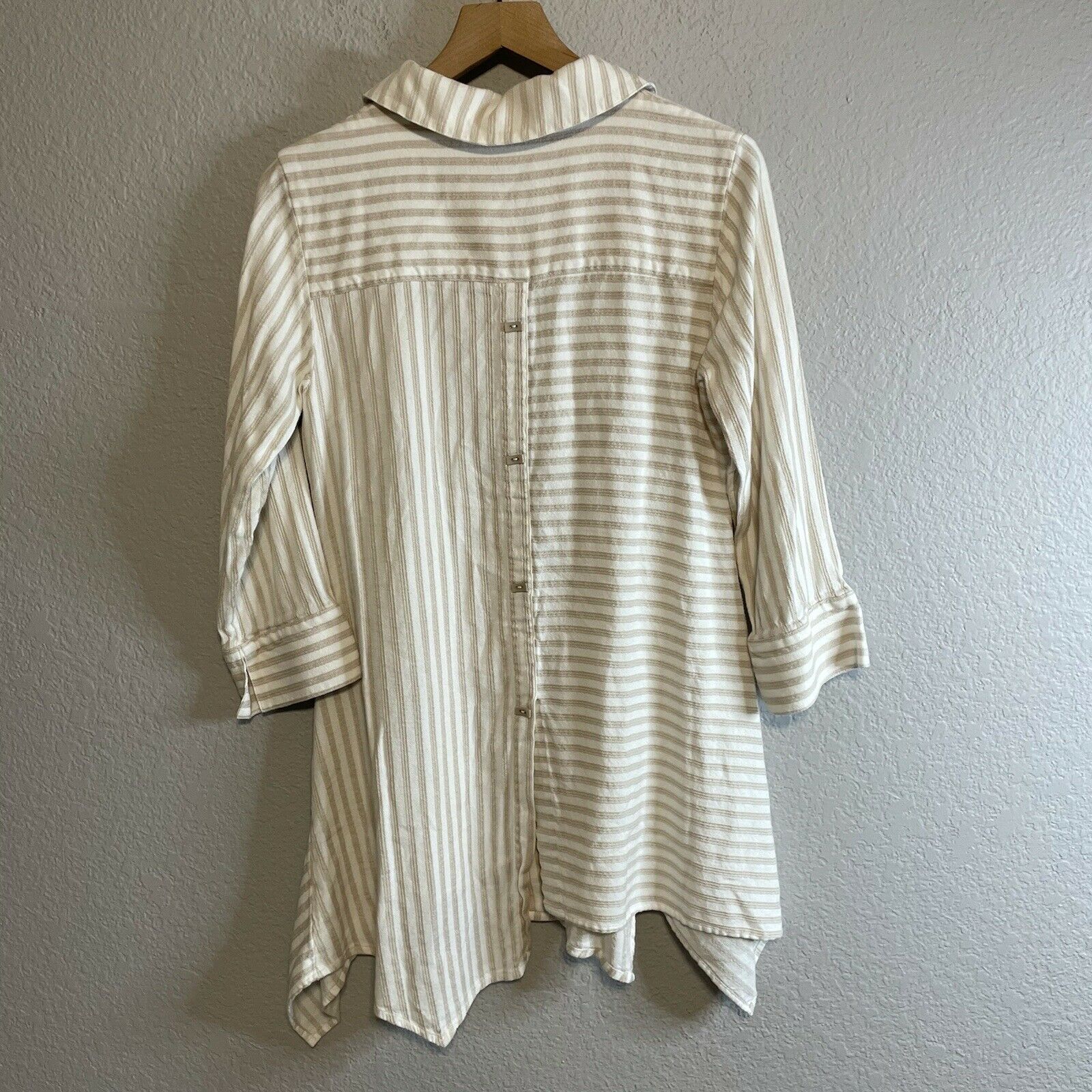 Striped Button Up Tunic