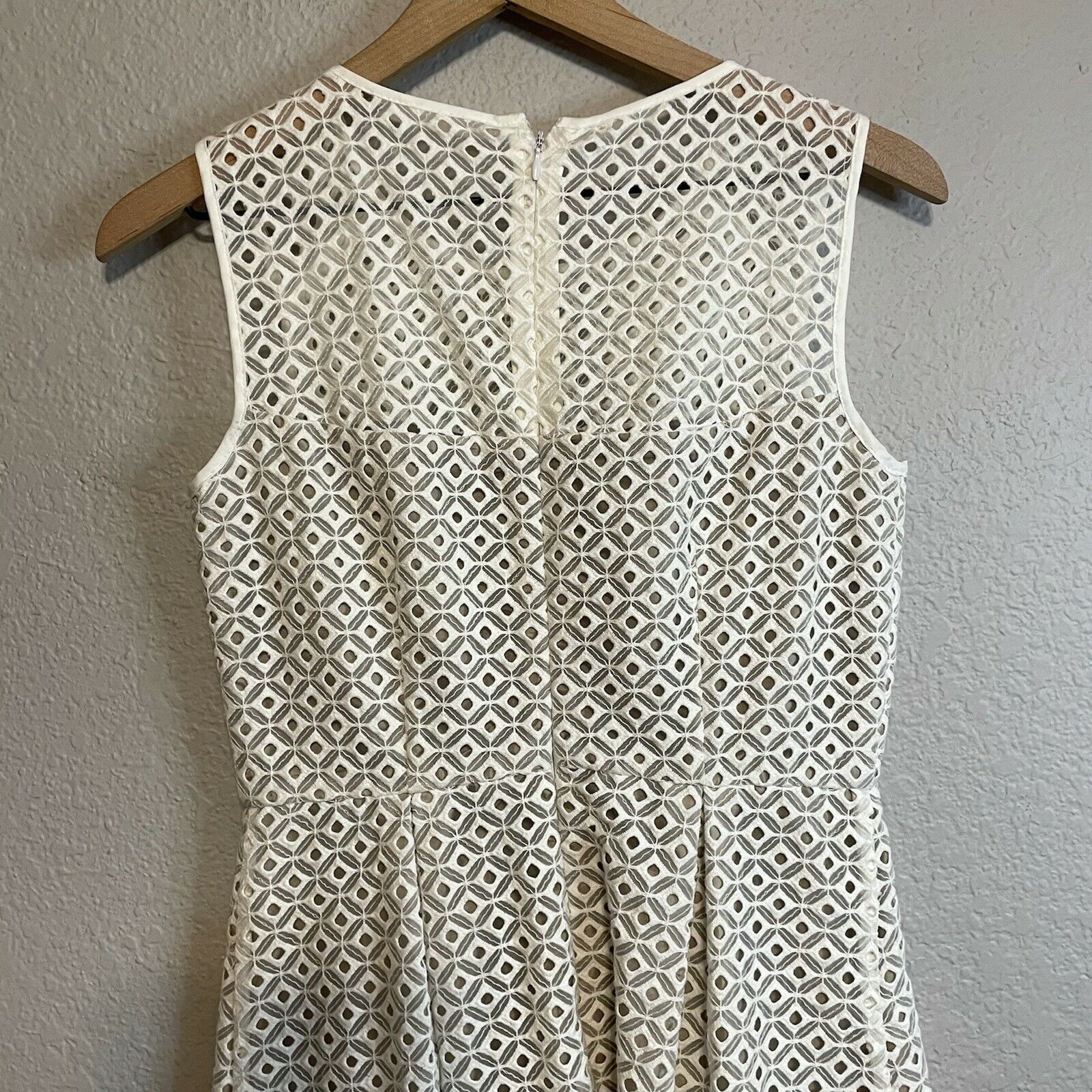 Eyelet Overlay Dress