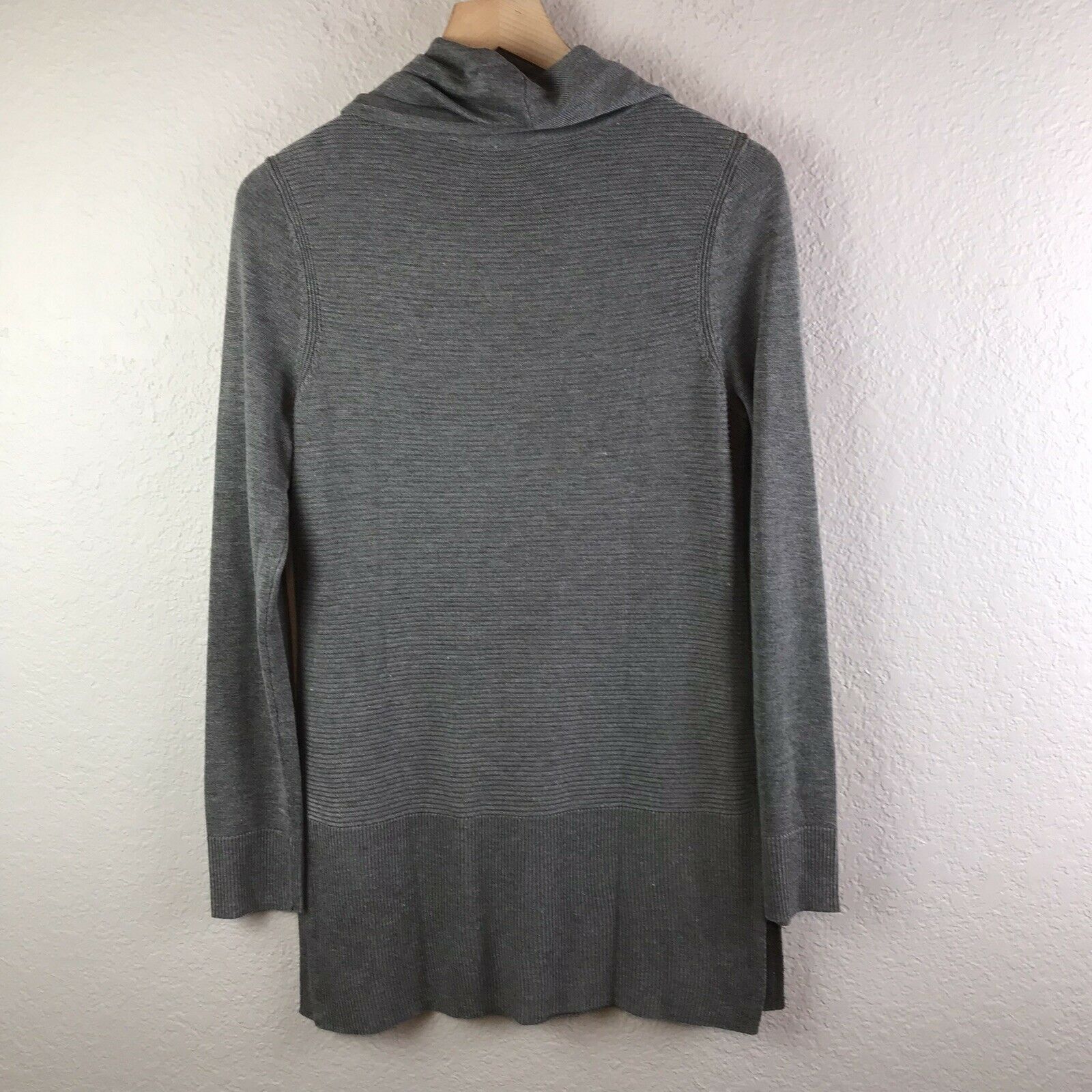 Cowl Neck Ribbed Sweater