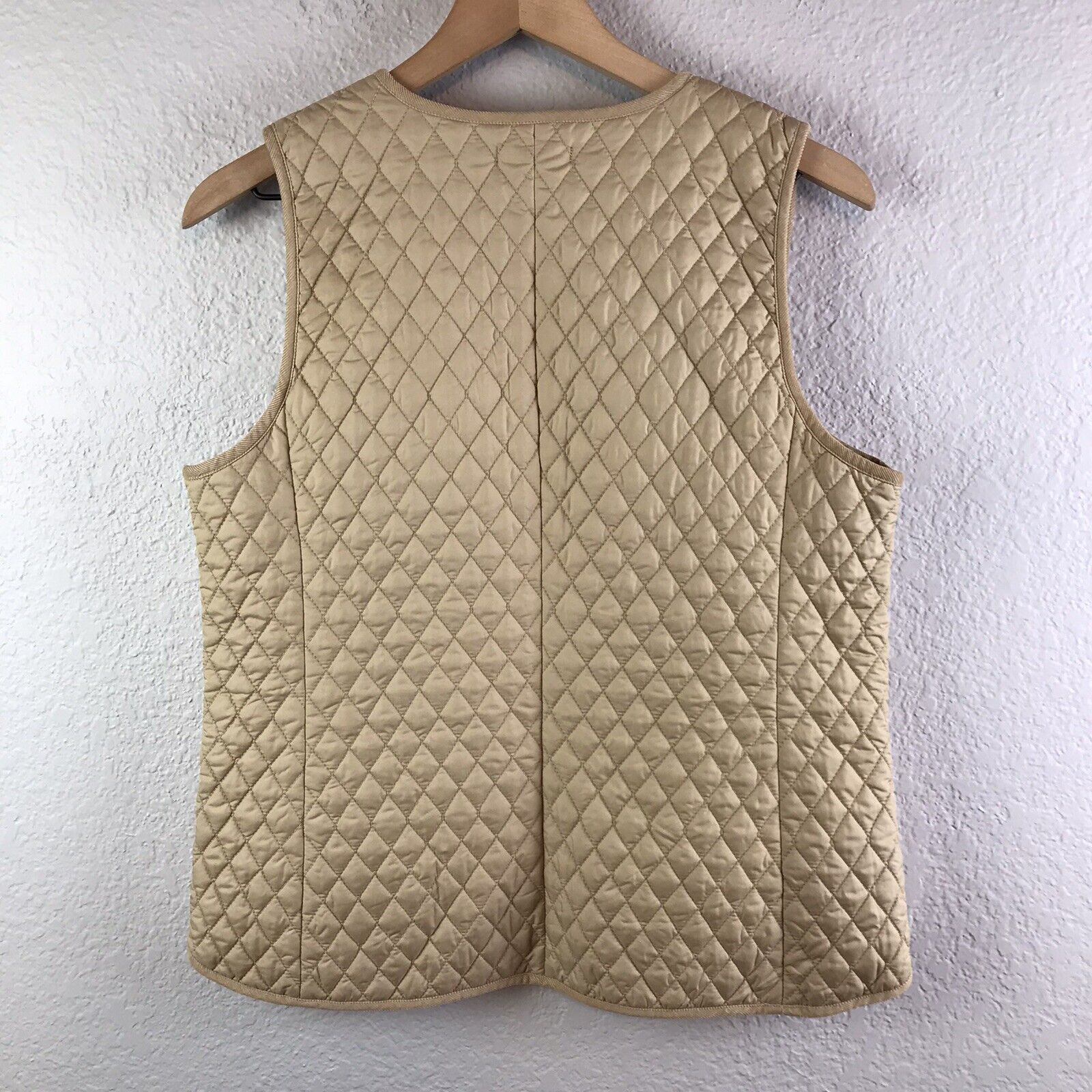 Quilted Button Zip Vest