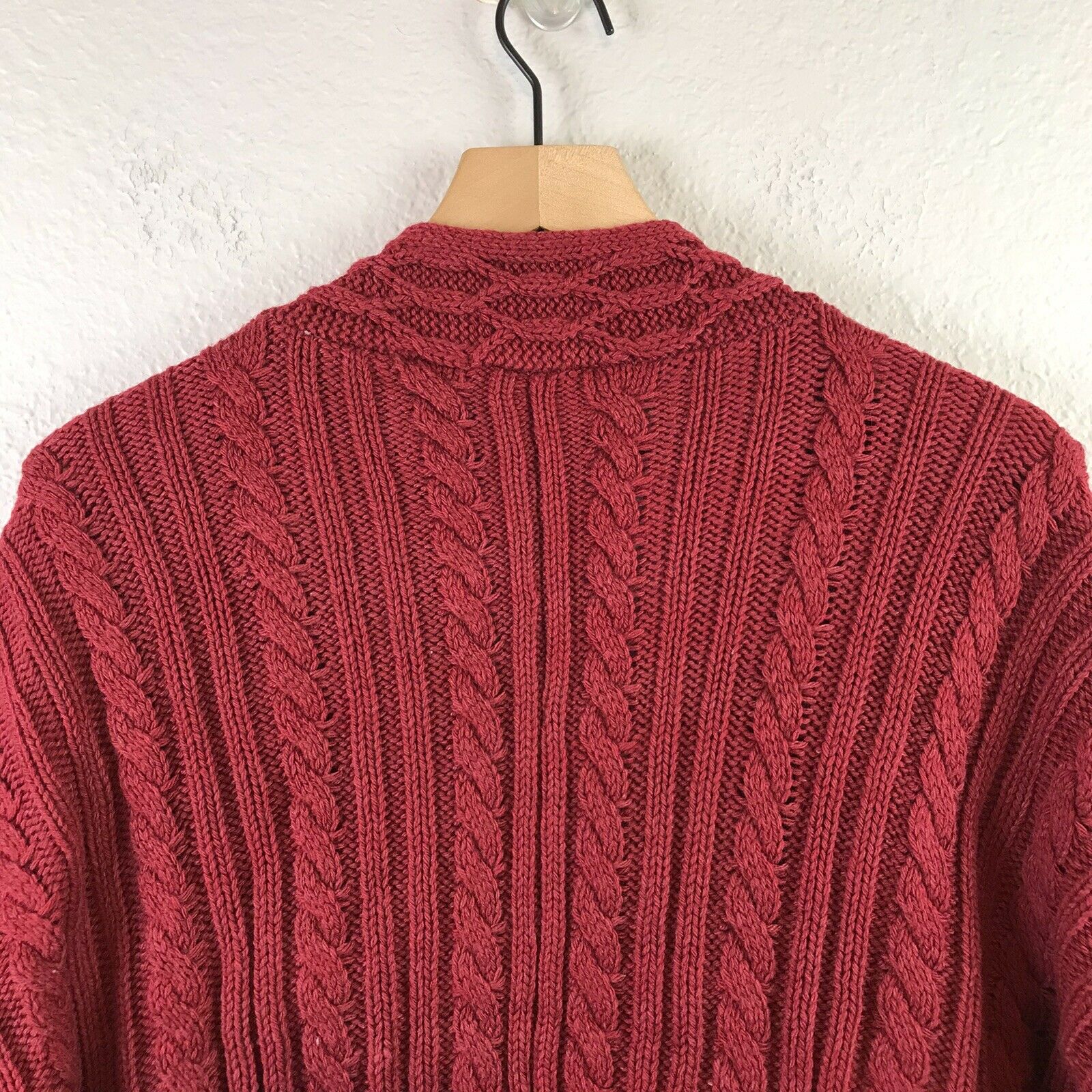 Cable Knit Open Front Cardigan