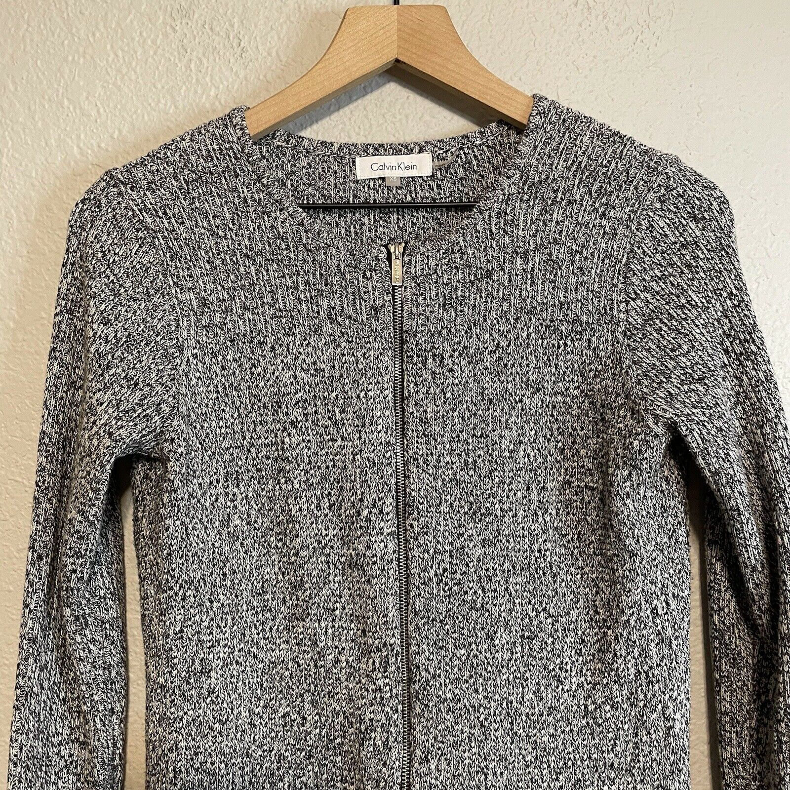 Zip Front Sweater Cardigan