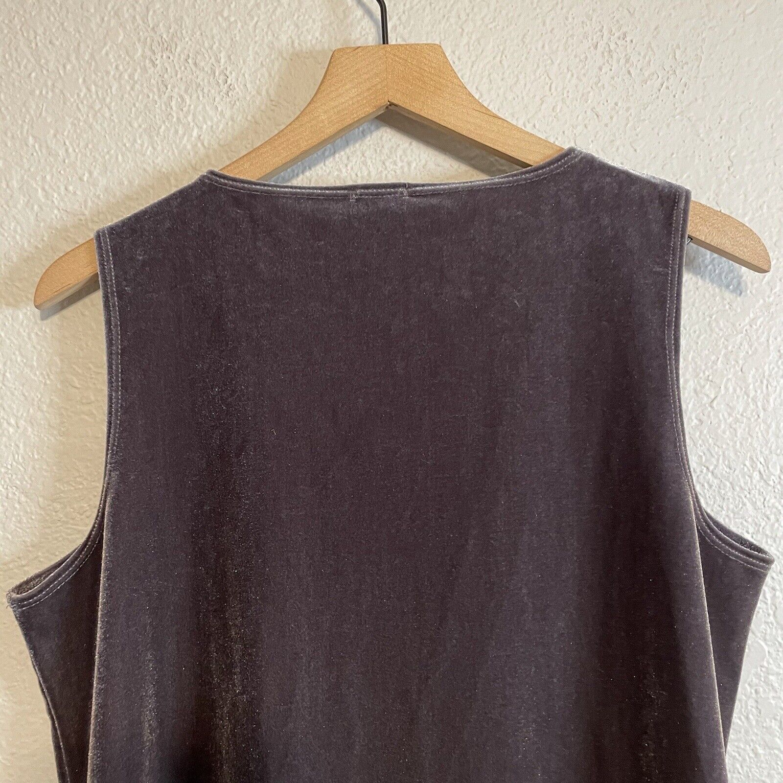 Velvet Tank Top Blouse