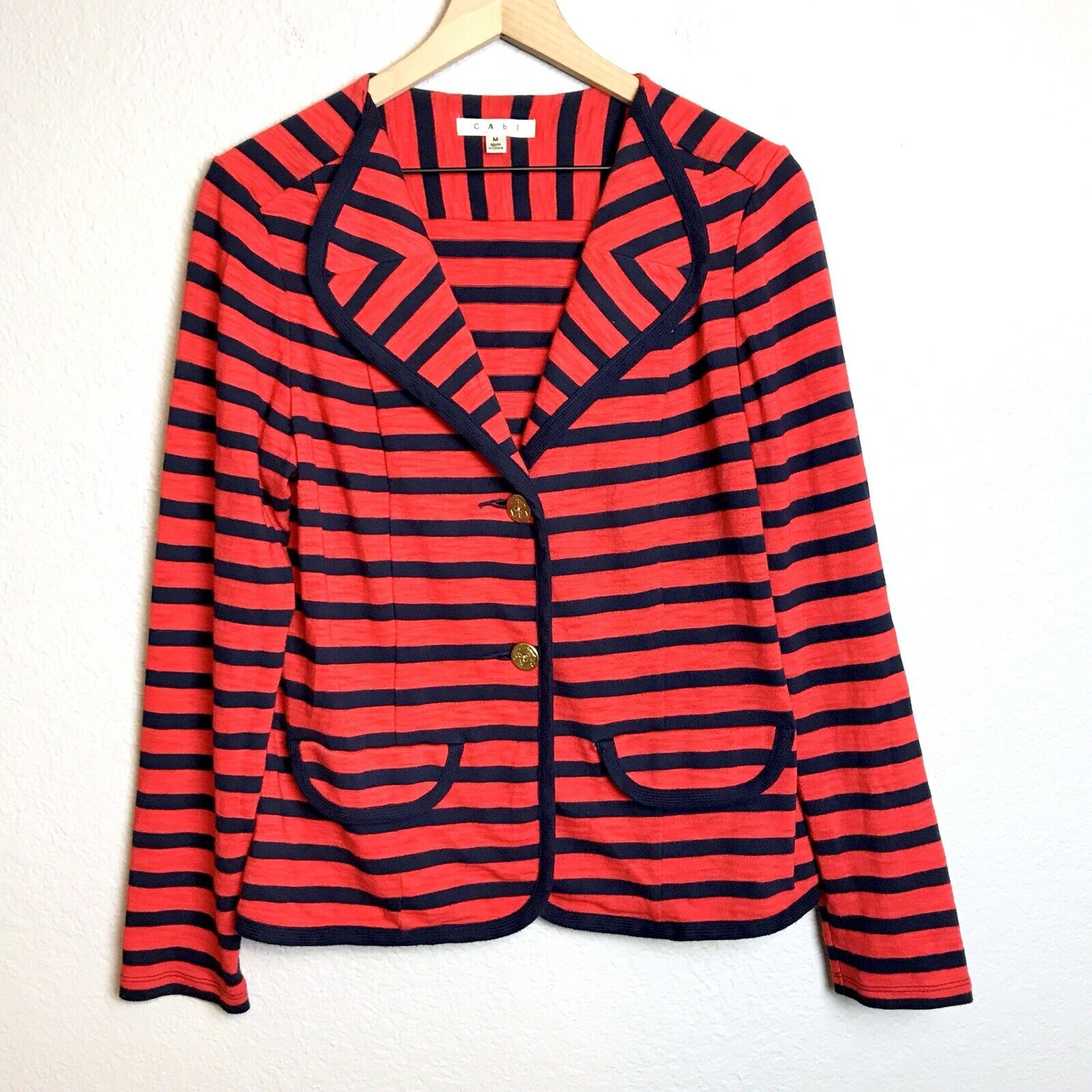 Striped Nautical Blazer