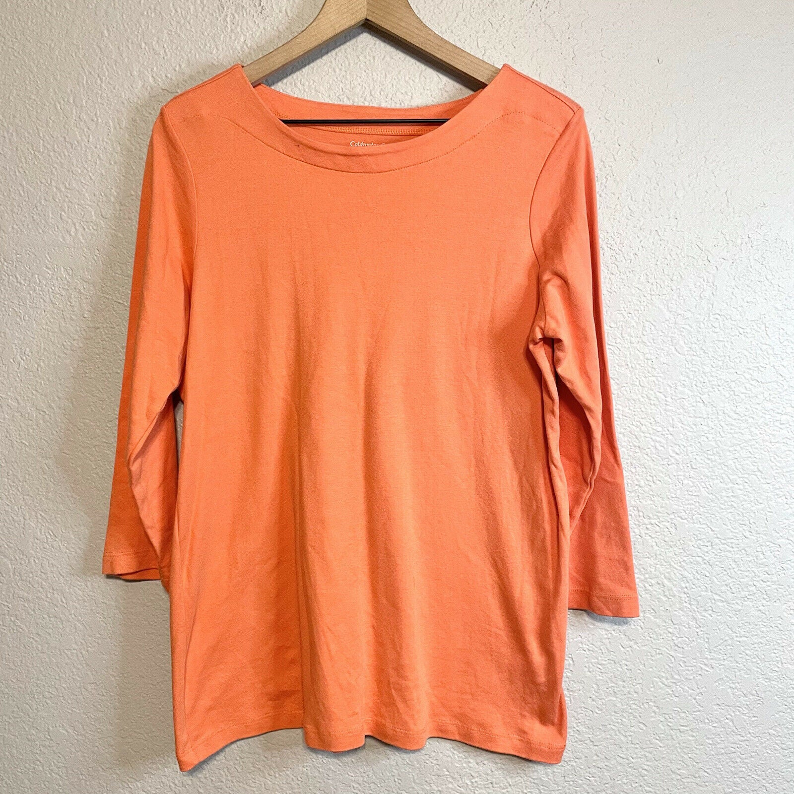 Wide Neck Cotton Tee