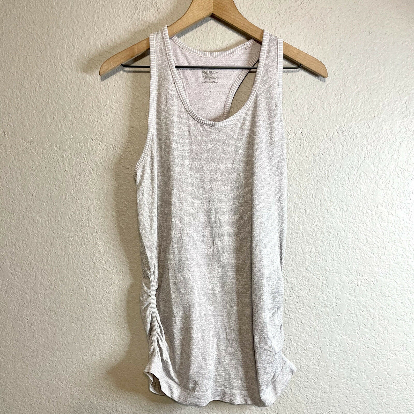 Ruched Athletic Tank Top