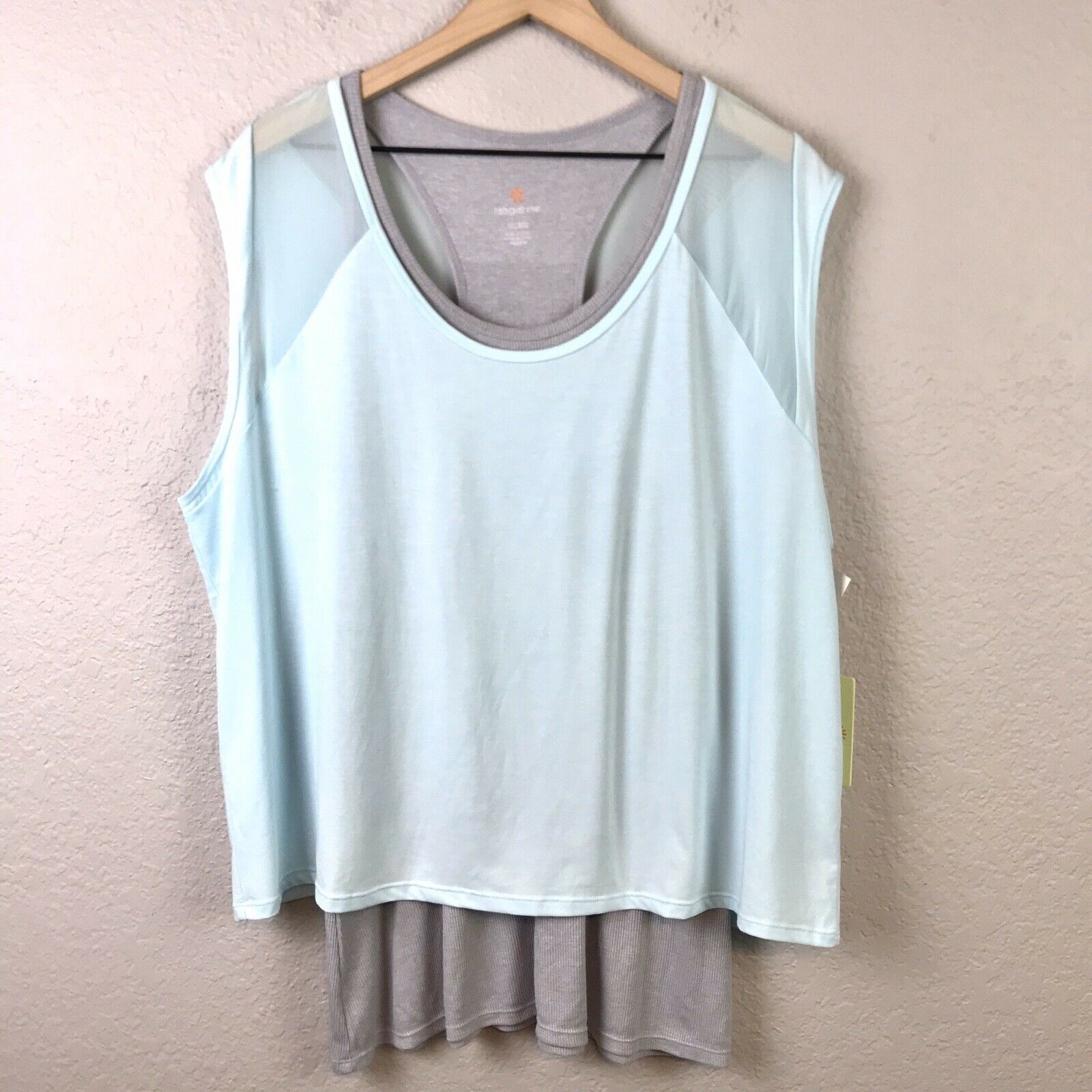 Layered Athletic Tank Top