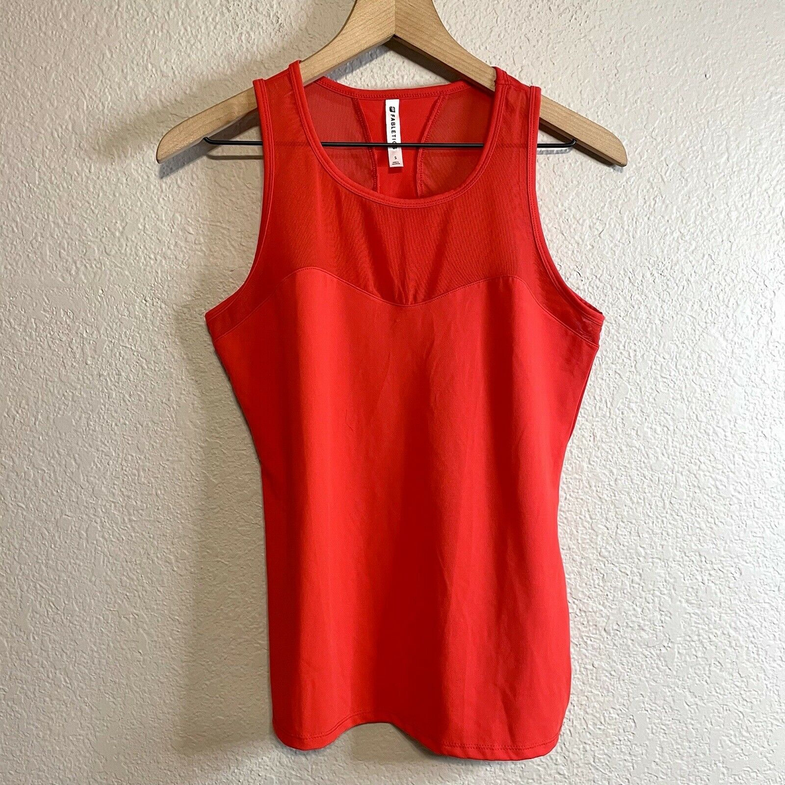 Mesh Panel Tank Top