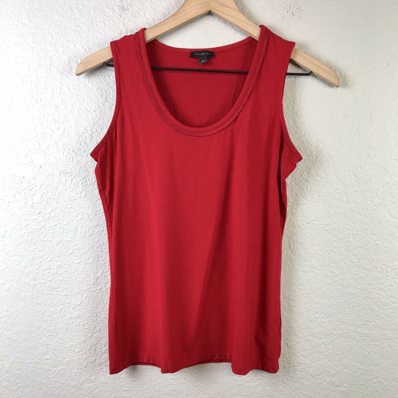 Satin Trim Tank Top