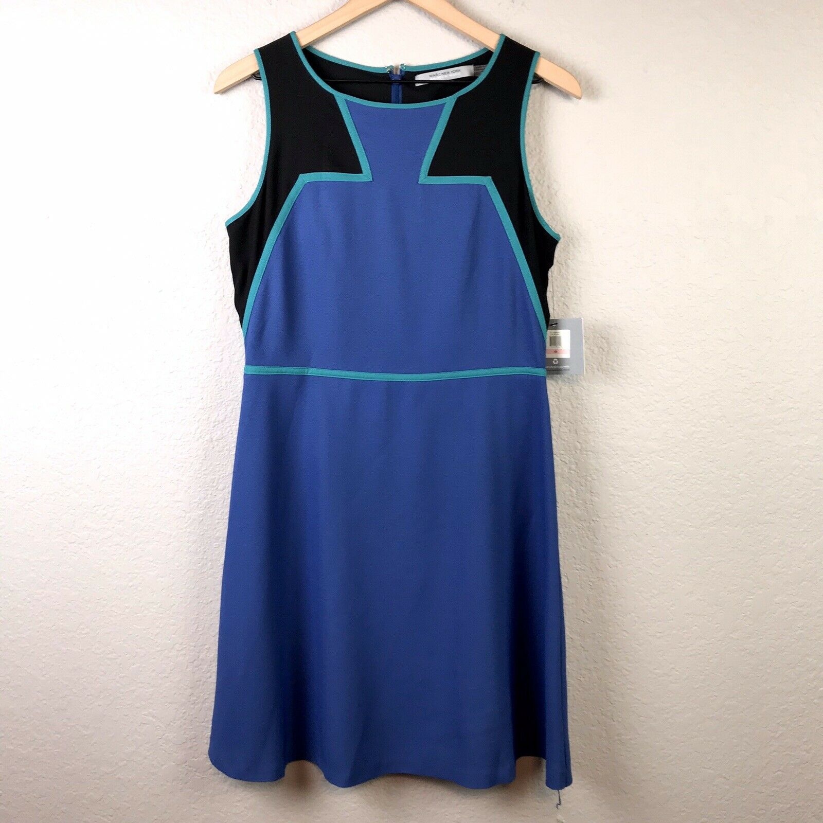 Color Block A-Line Dress