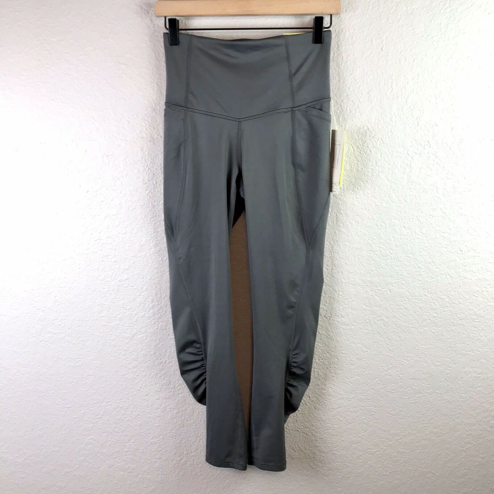 Contour Shirred High-Rise 7/8 Leggings