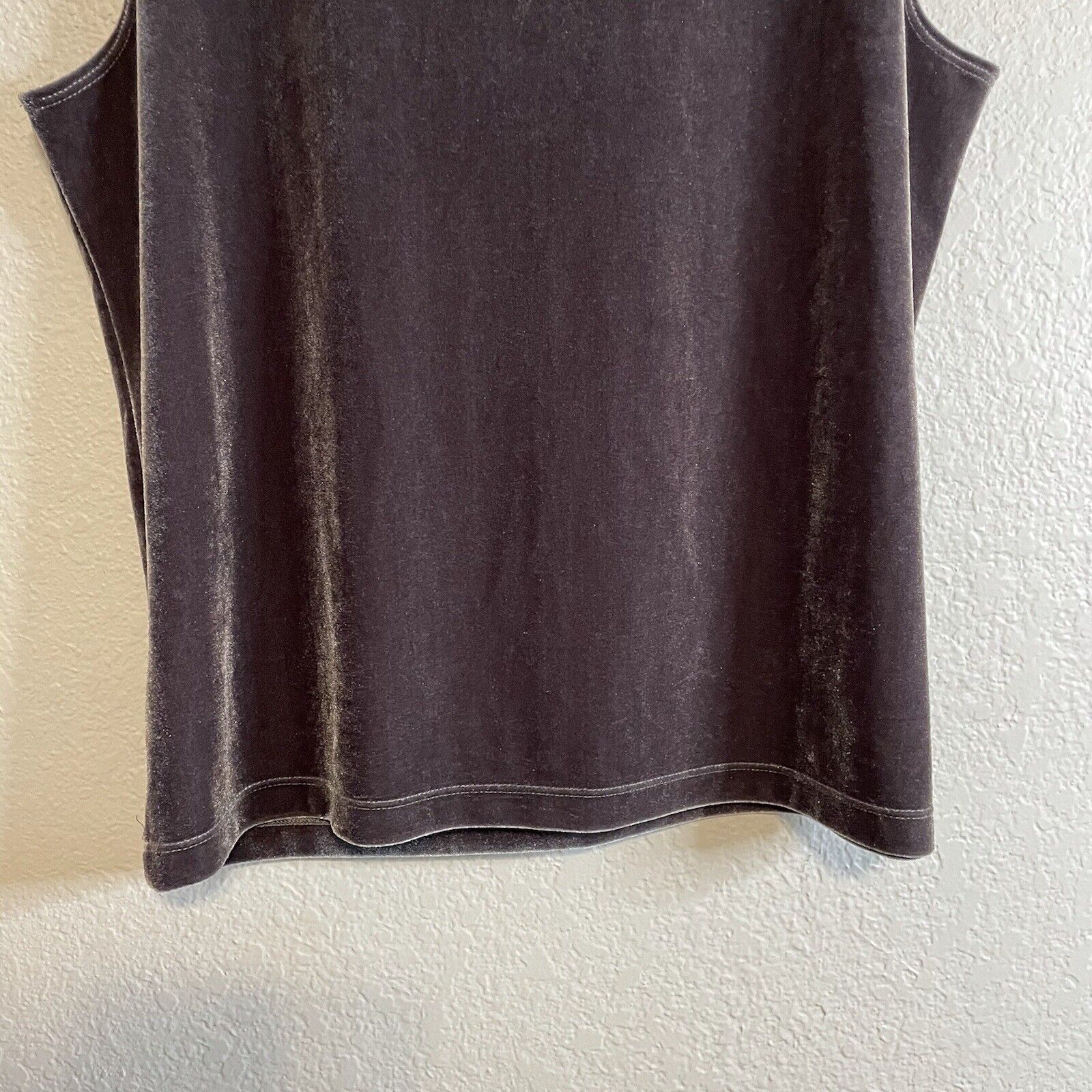 Velvet Tank Top Blouse