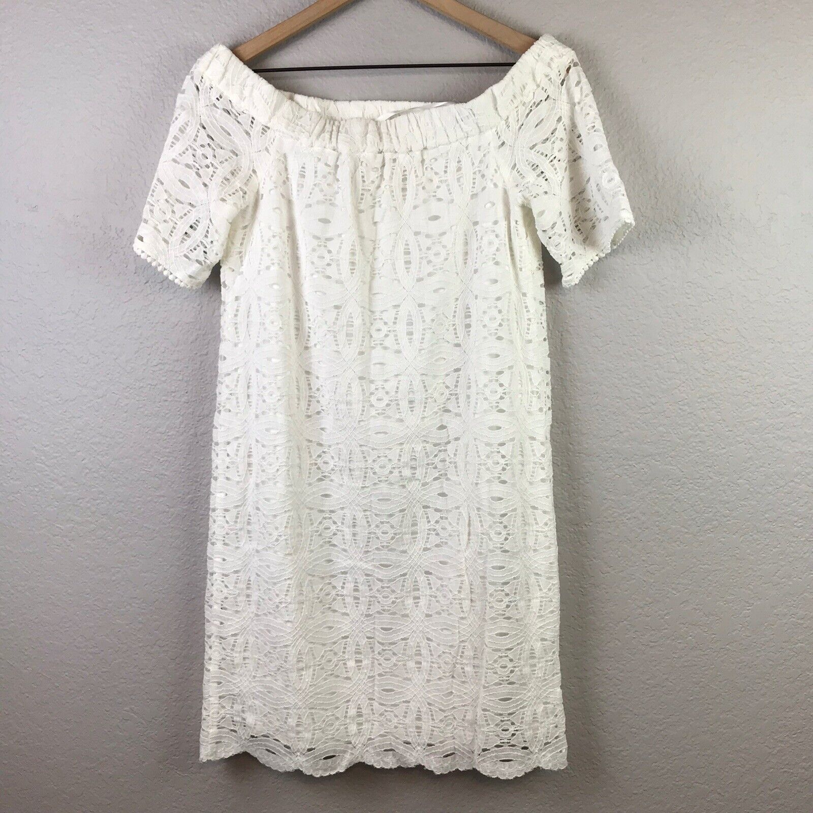 Lace Off Shoulder Dress