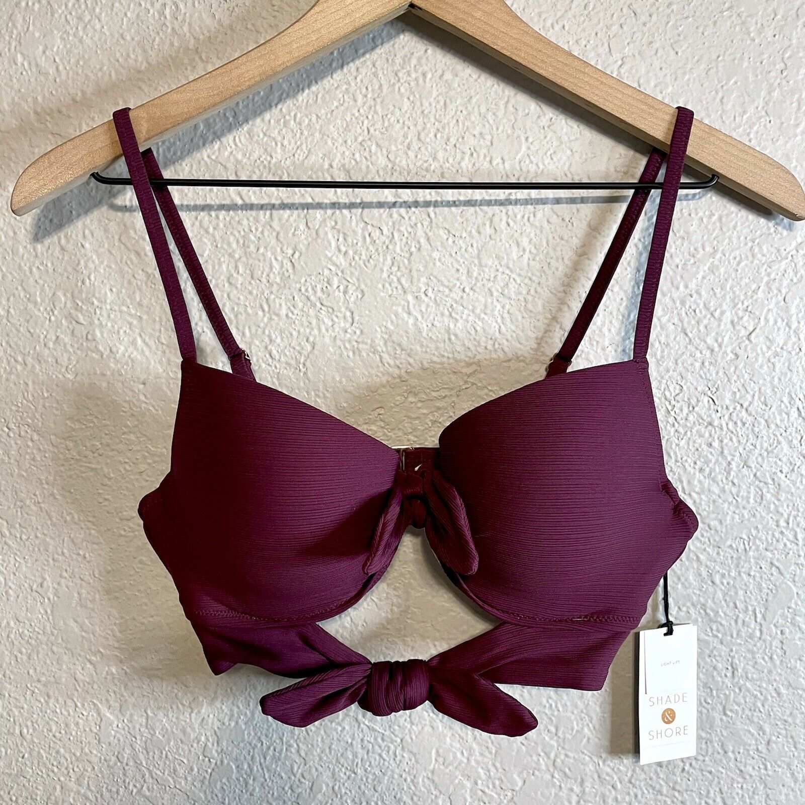 Double Bow Front Bikini Top